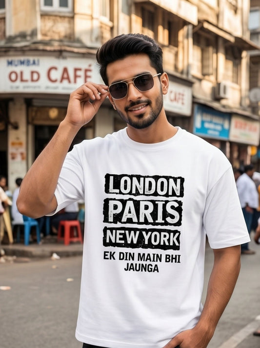 The "Global Wanderer" Oversized Heavyweight Tee