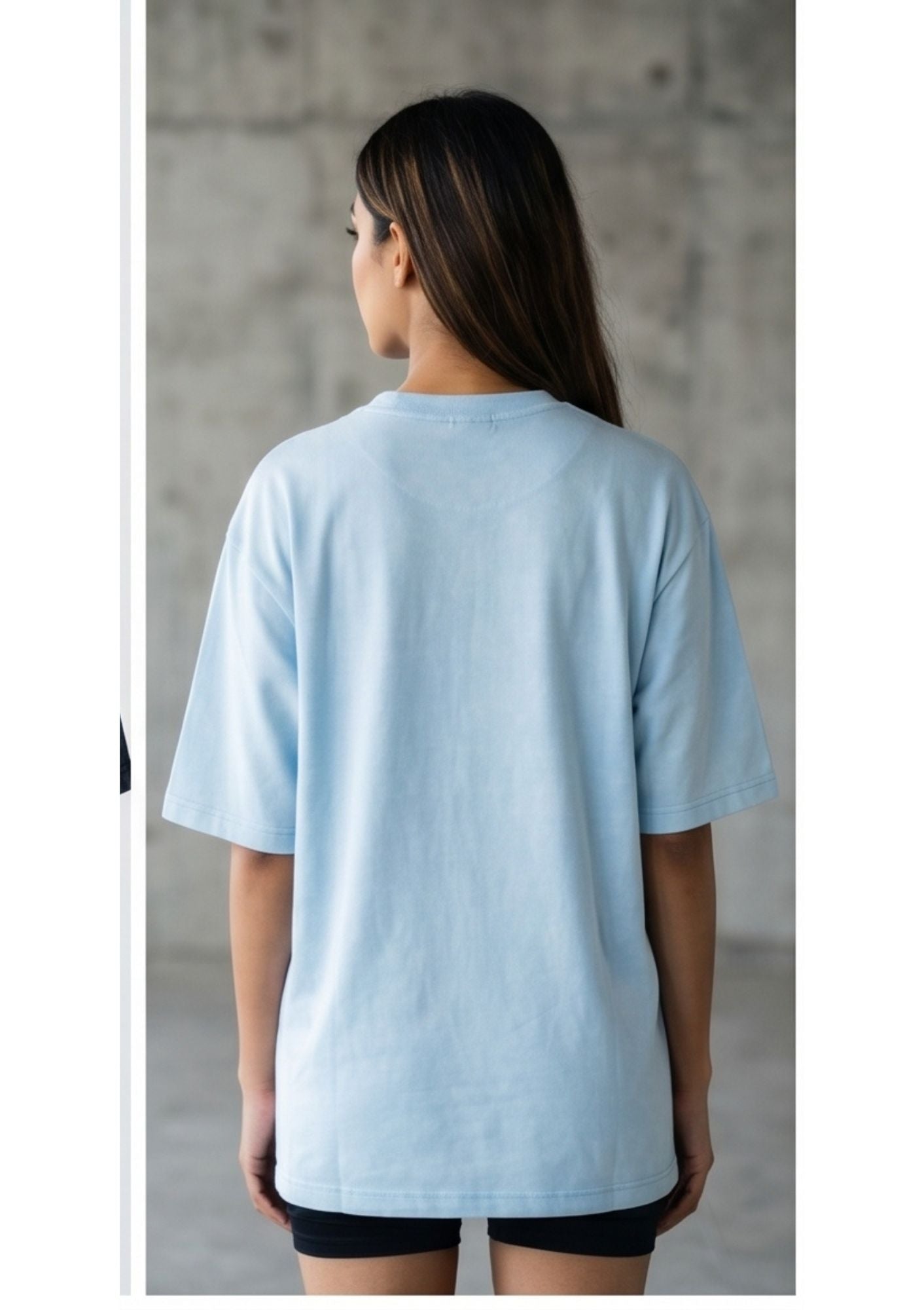 Dunbond label BLack Oversize T-Shirt// trust the process// typography
