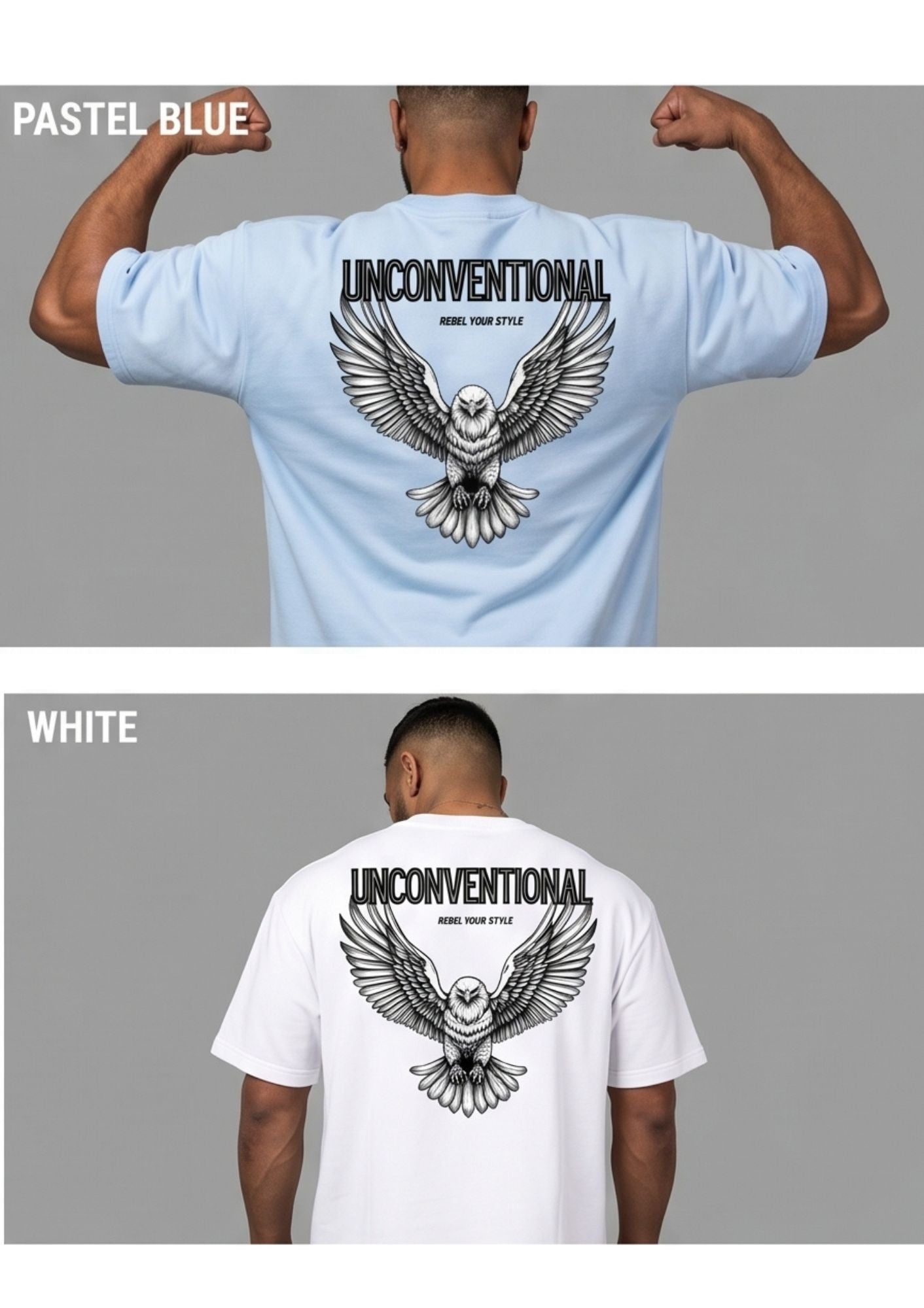 Dunbond label Black and white Oversize T-Shirt// inconventional