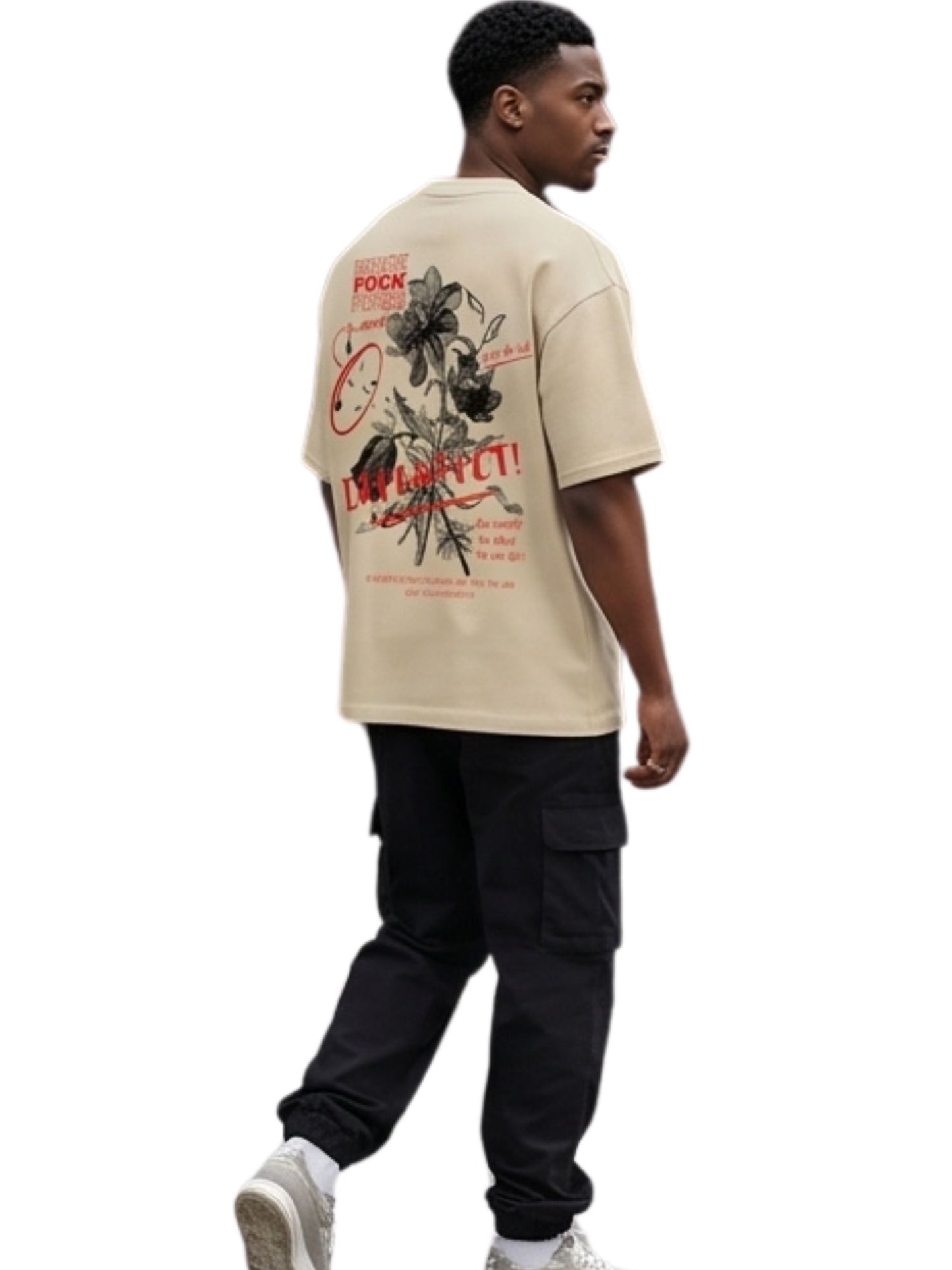 Dunbond label Oversize T-Shirt // IMPERFECT