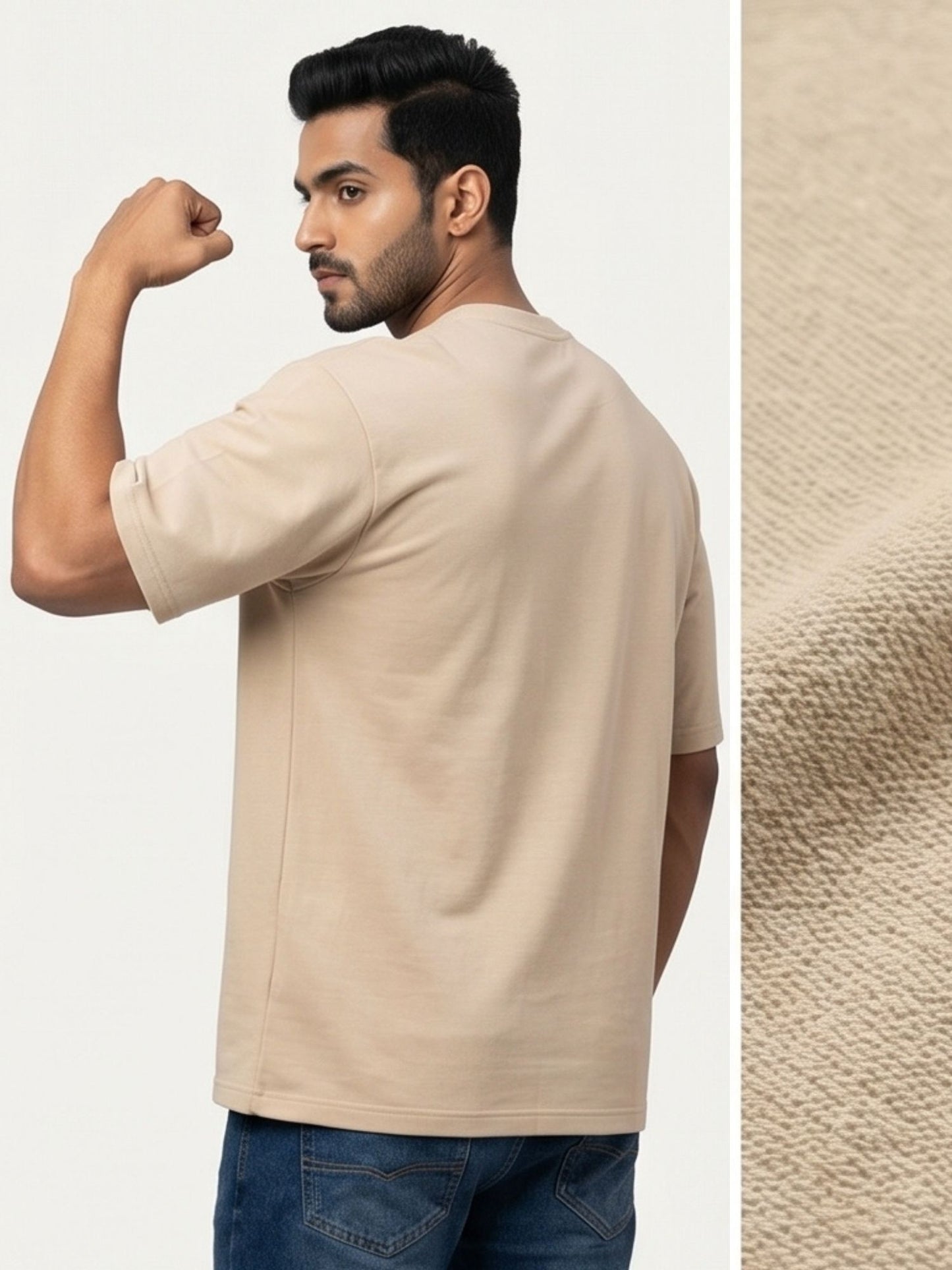 Dunbond label Black and white oversize T-shirt// Cartoon BEArly