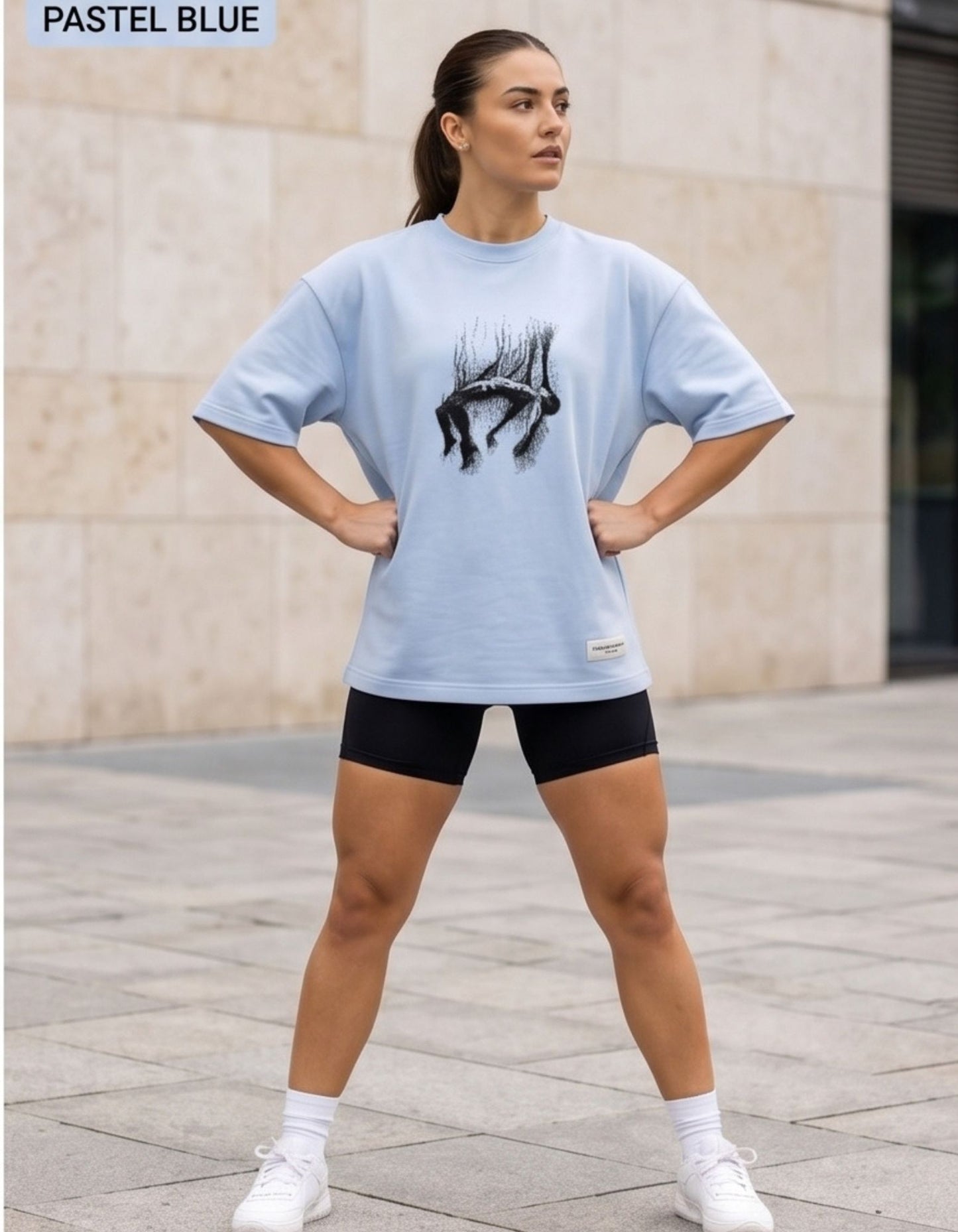The "Free Fall" Oversized Heavyweight Tee