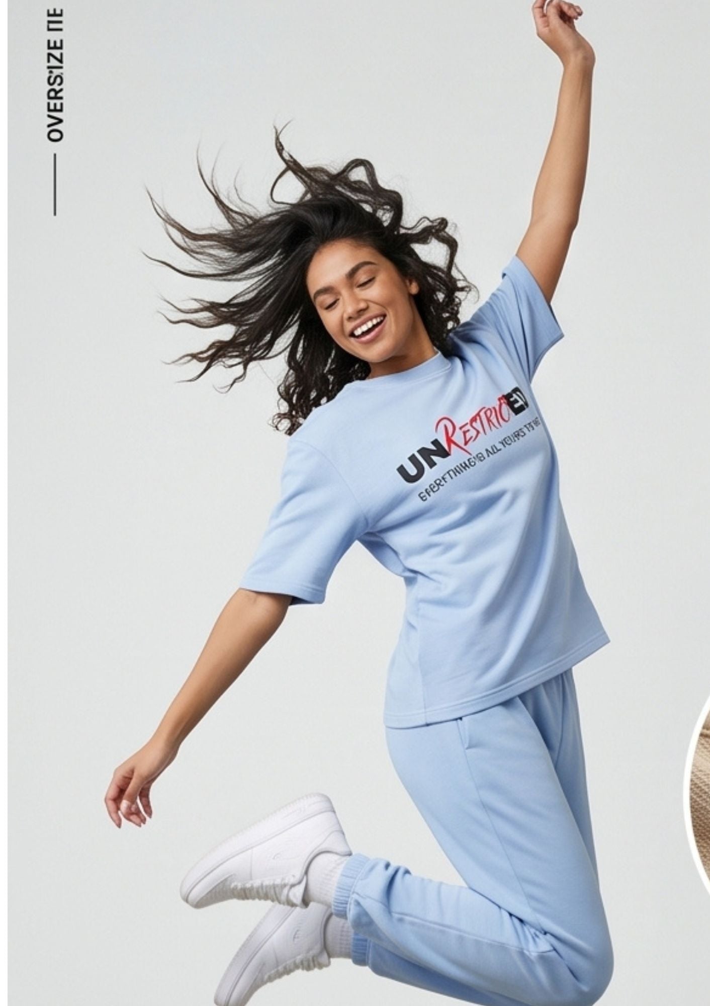 Dunbond label Oversize T-Shirt // UNRESTRICTED