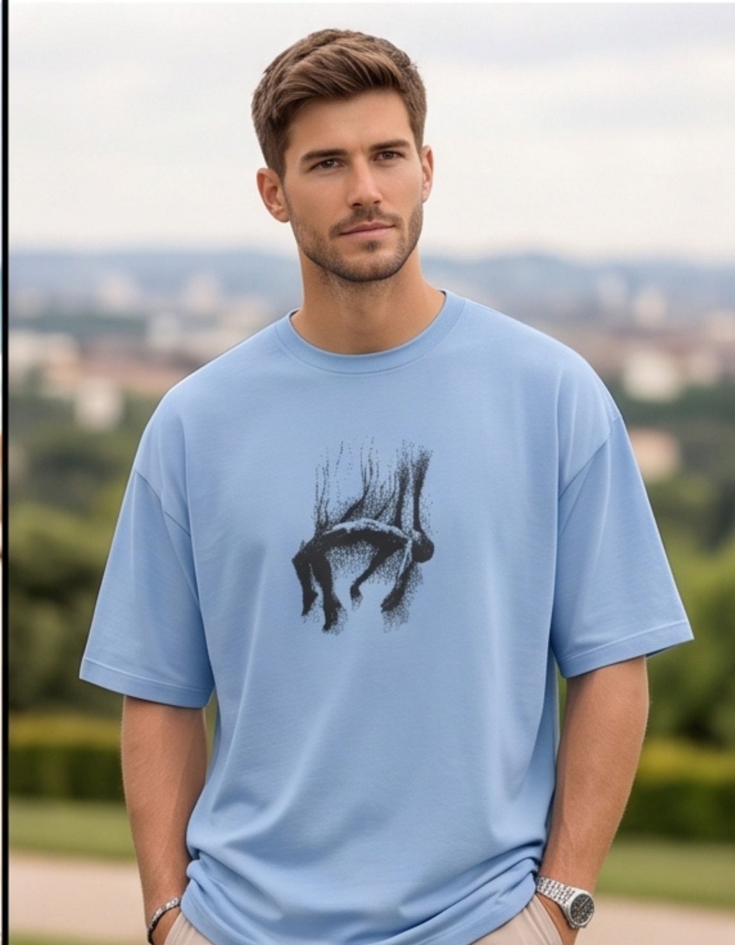 The "Free Fall" Oversized Heavyweight Tee