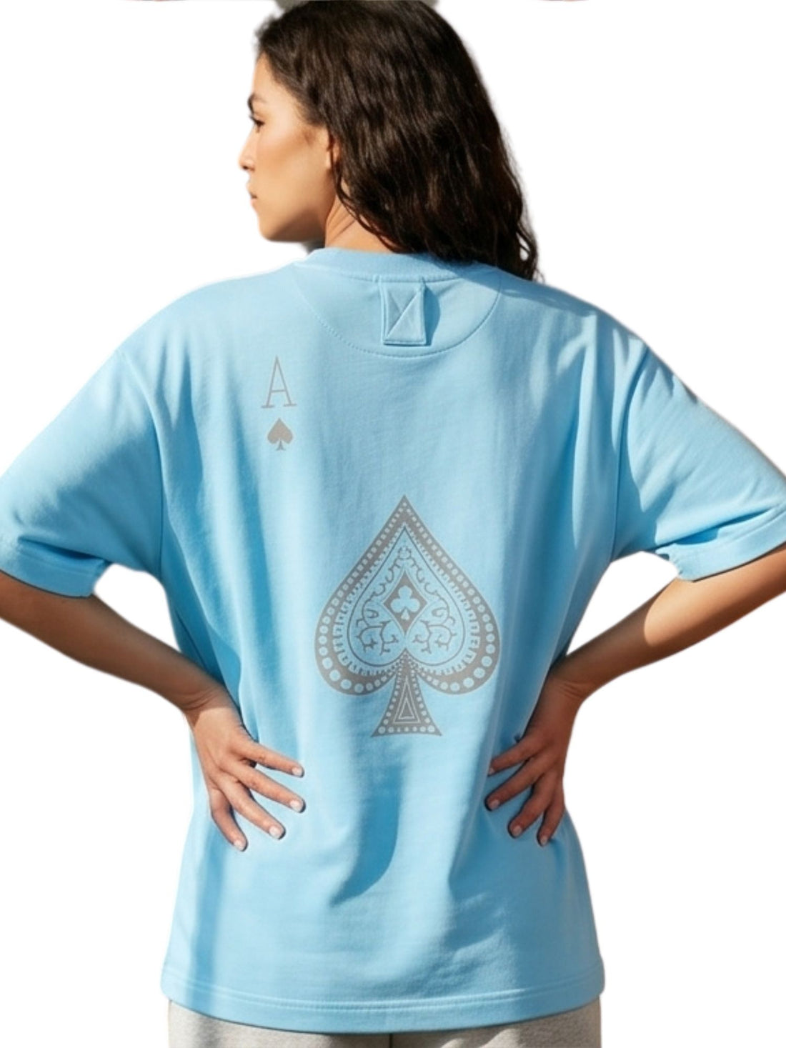 Oversized colour  Ikka printed T-Shirt