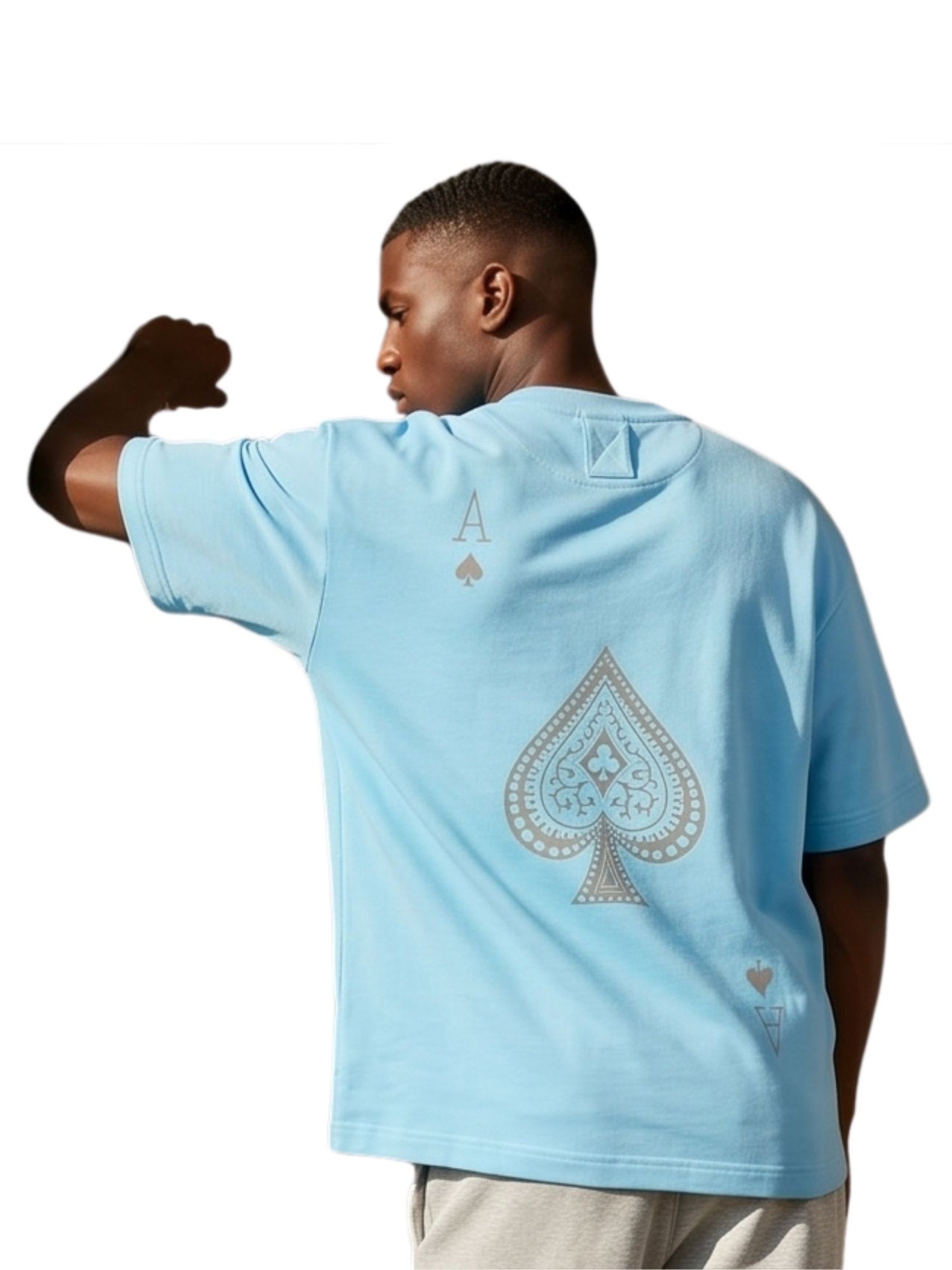 Dunbond label Oversized colour  Ikka printed T-Shirt
