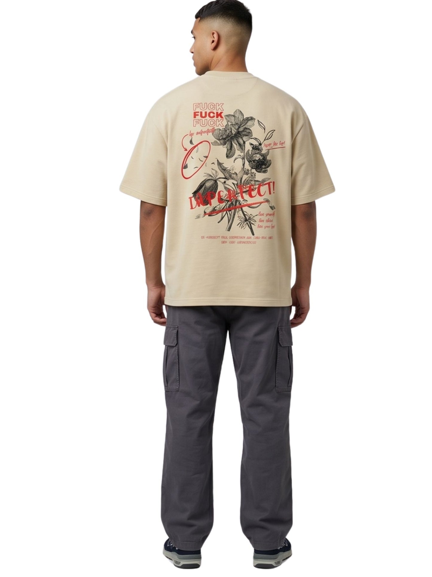 Dunbond label Oversize T-Shirt // IMPERFECT