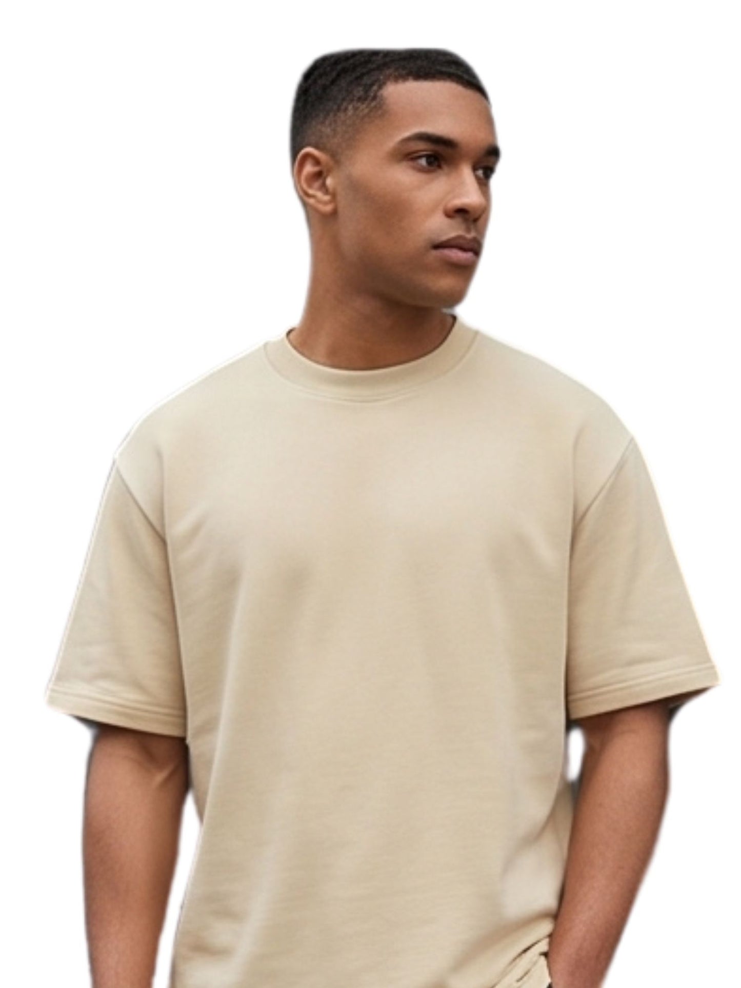 Dunbond label Oversize Colour printed T-Shirt // Dont Look Back