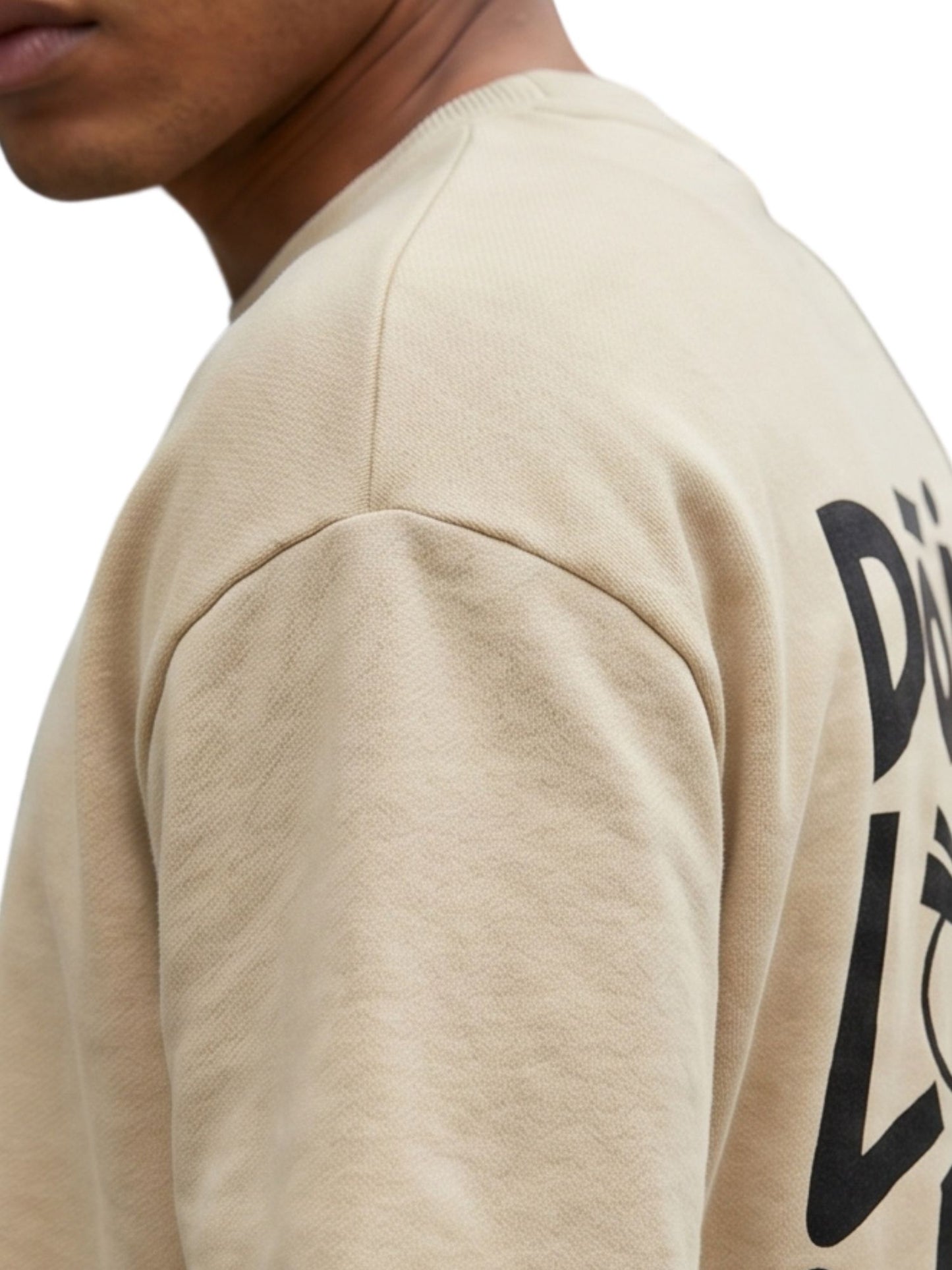Dunbond label Oversize Colour printed T-Shirt // Dont Look Back