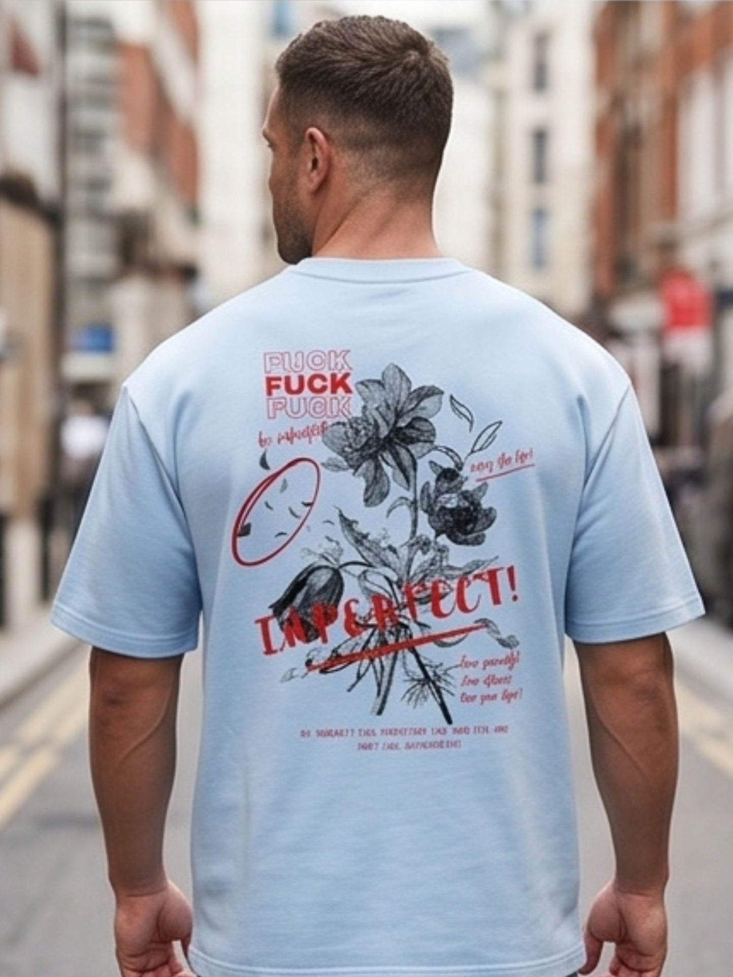Dunbond label Oversize T-Shirt // IMPERFECT