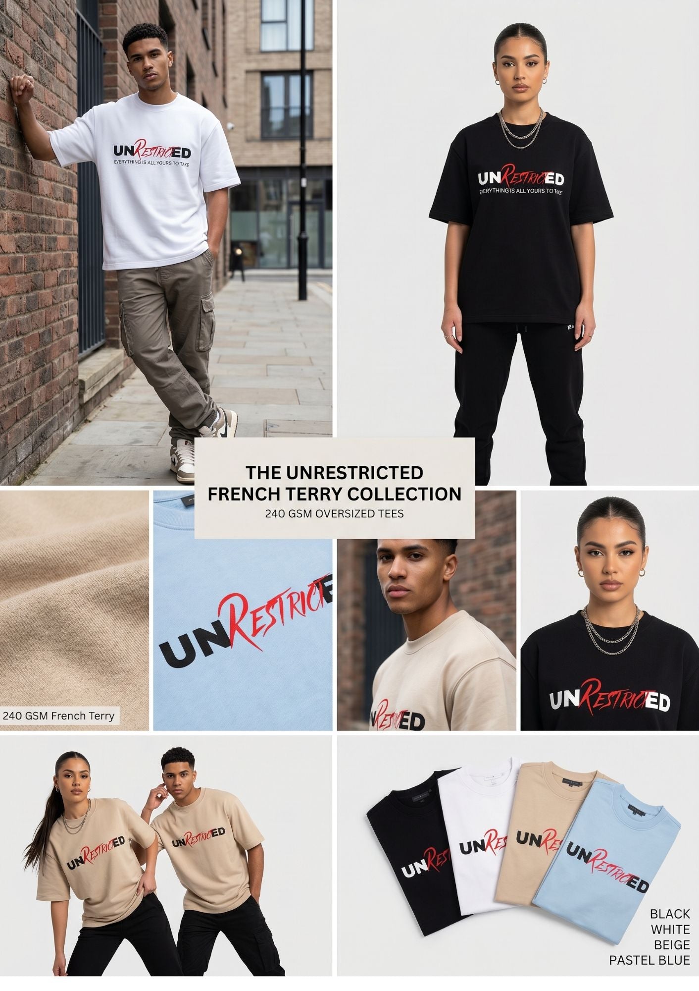 Dunbond label Oversize T-Shirt // UNRESTRICTED