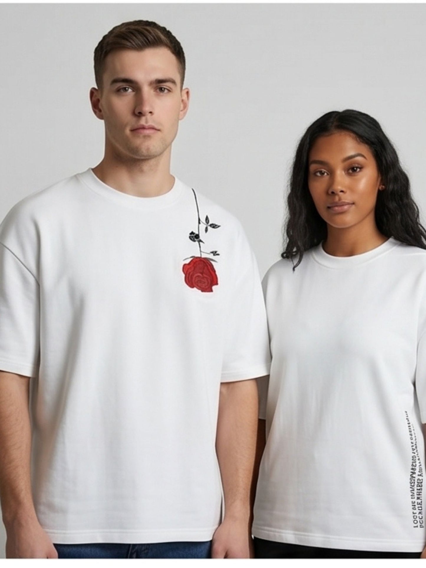 Dunbond label Oversize Shakespares Garden Typography and graphic T-Shirt