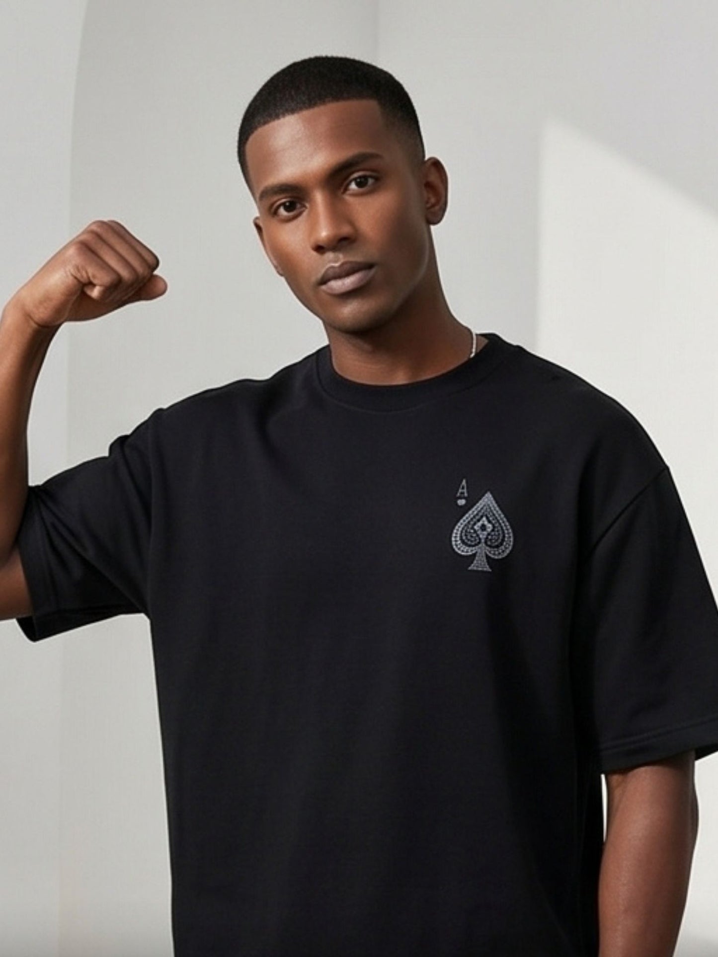 Dunbond label Oversized colour  Ikka printed T-Shirt