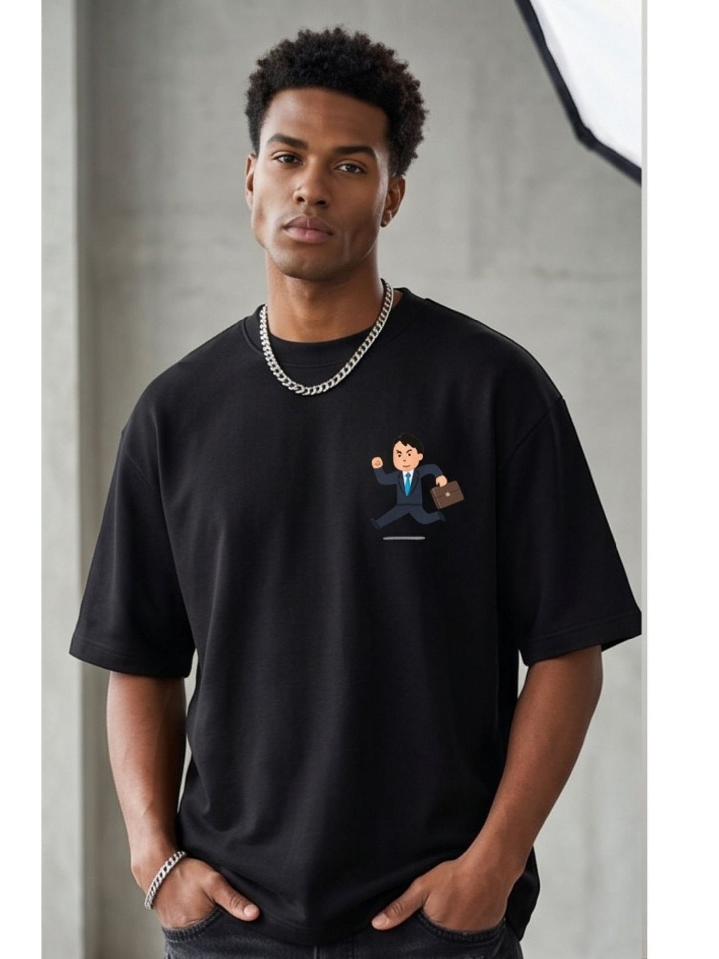 The "Mazdoori" Oversized Heavyweight Tee