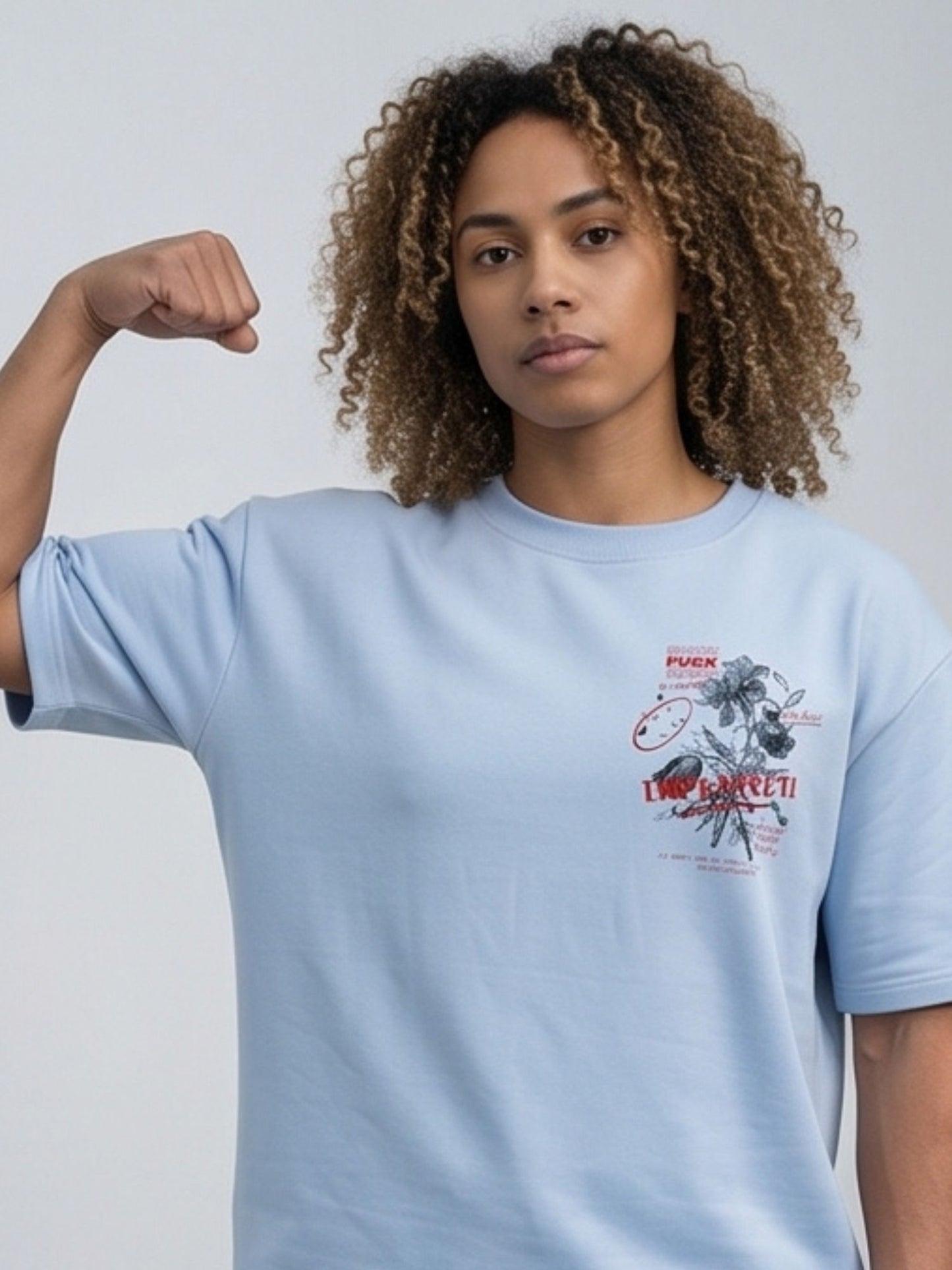 Dunbond label Oversize T-Shirt // IMPERFECT