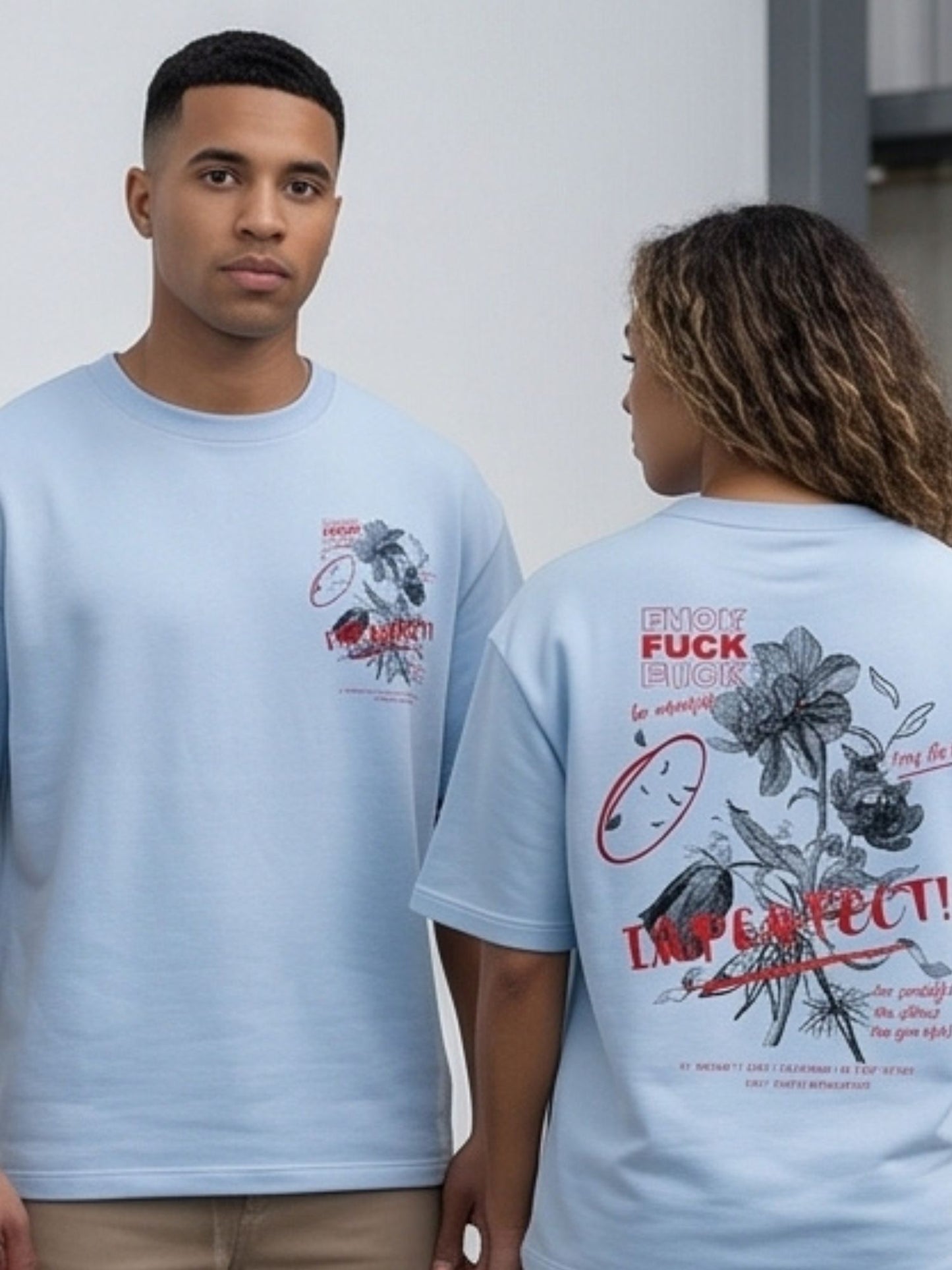 Dunbond label Oversize T-Shirt // IMPERFECT