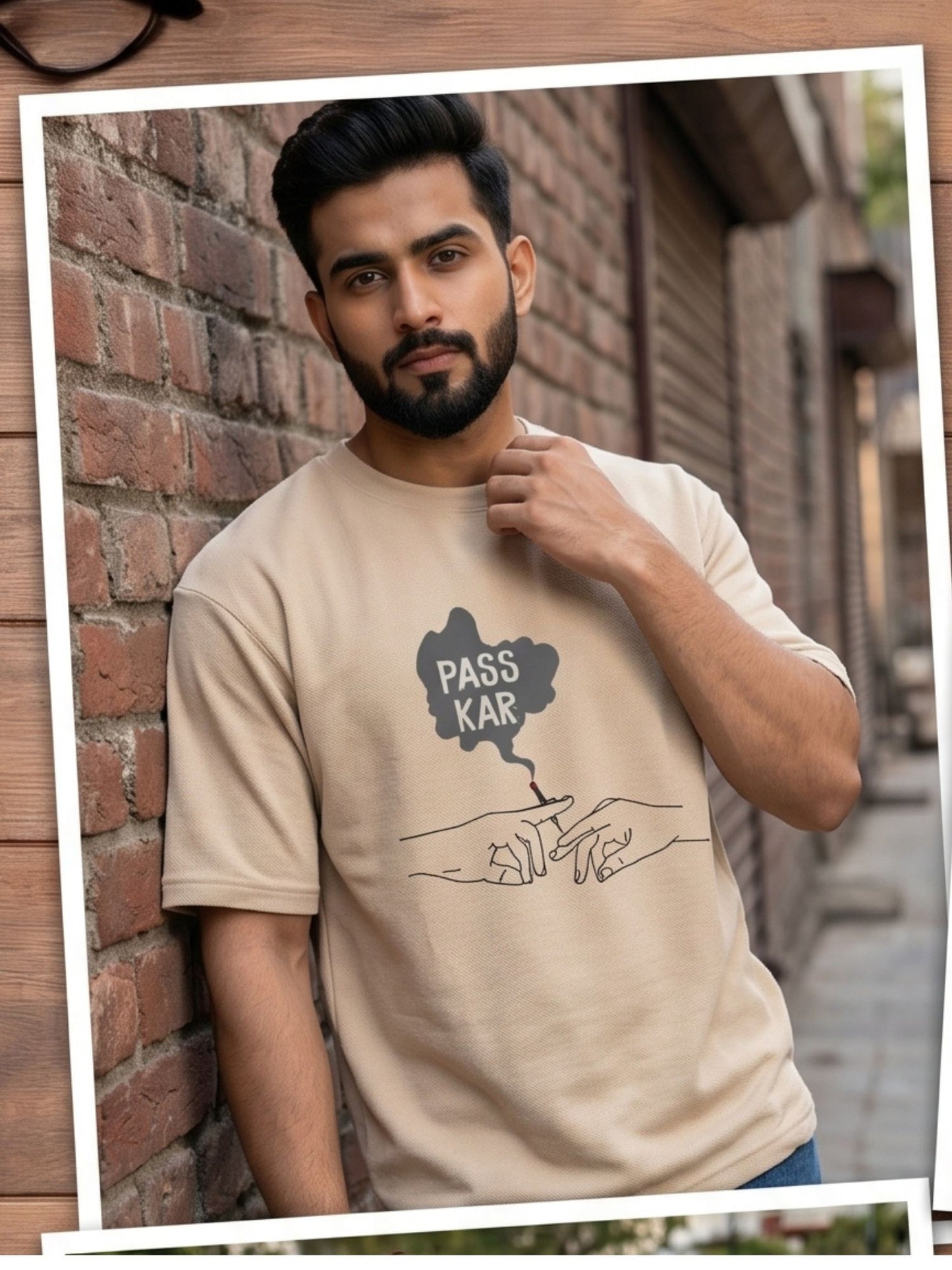 The "Pass Kar" Oversized Heavyweight Tee