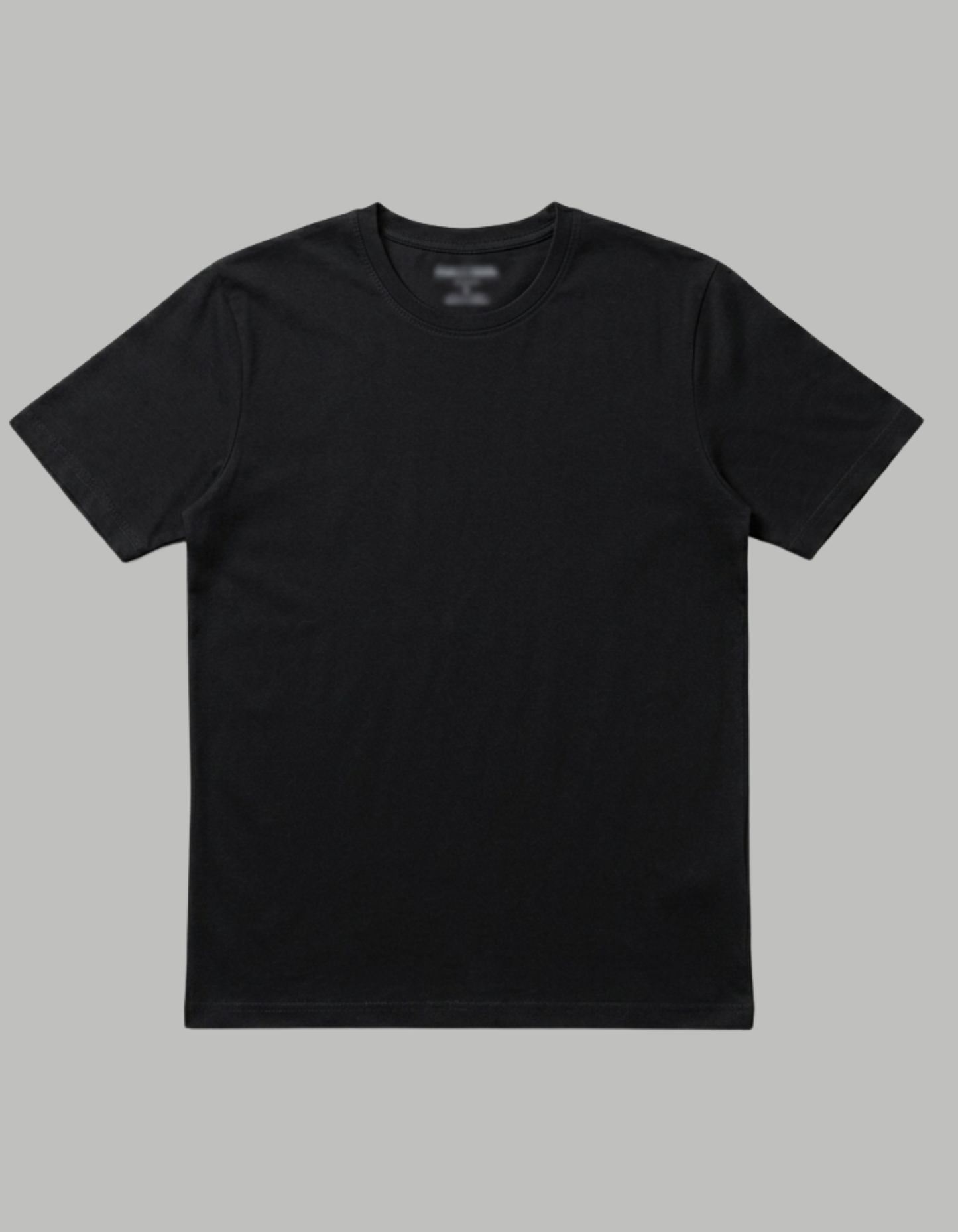 Dunbond label Black and White Regular plain T-Shirt