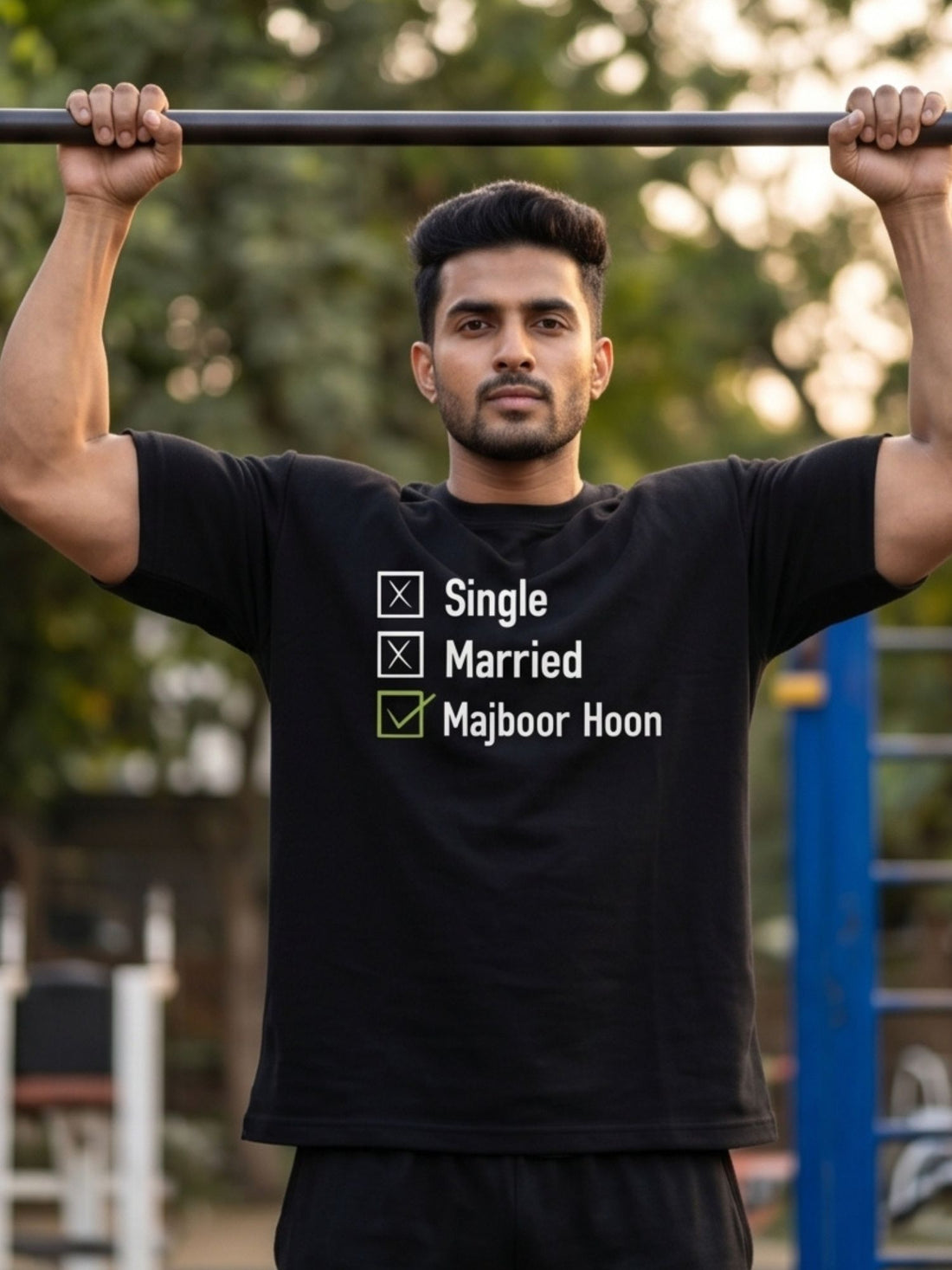 The "Majboor Hoon" Oversized Heavyweight Tee