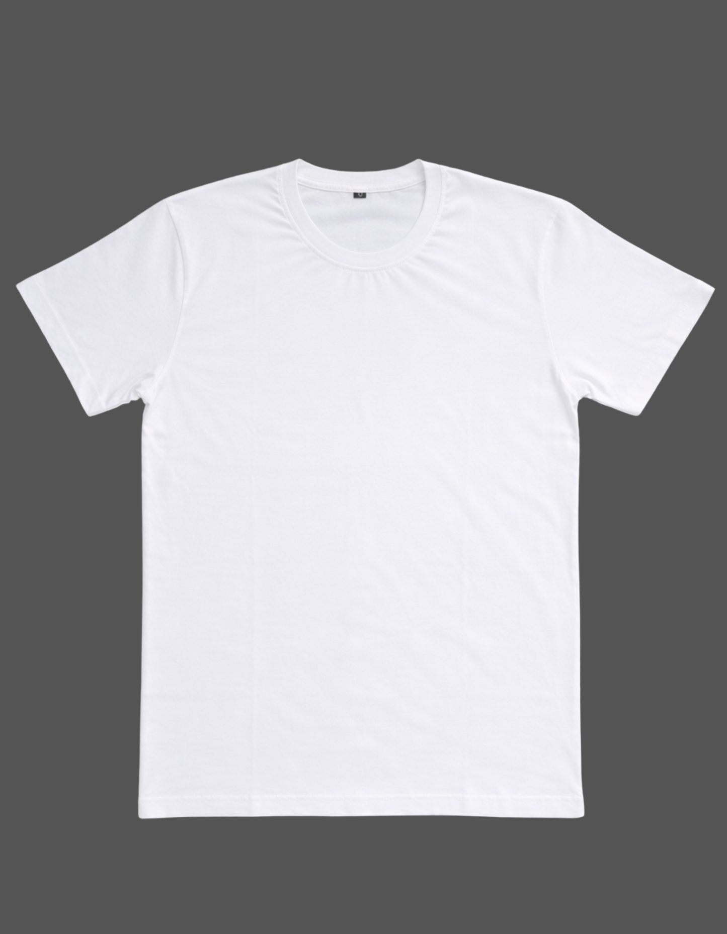 Dunbond label Black and White Regular plain T-Shirt