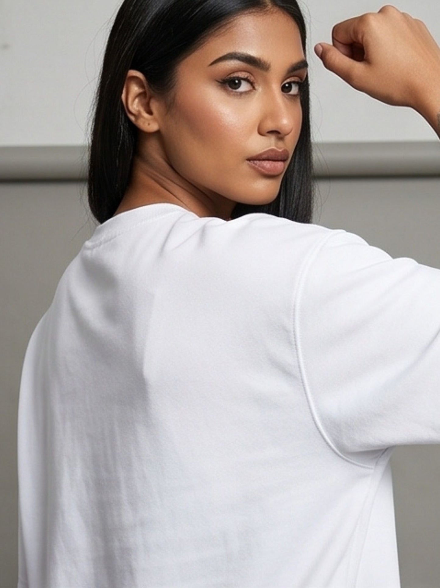 Dunbond label White OVersize T-Shirt Speed Kills Thrills