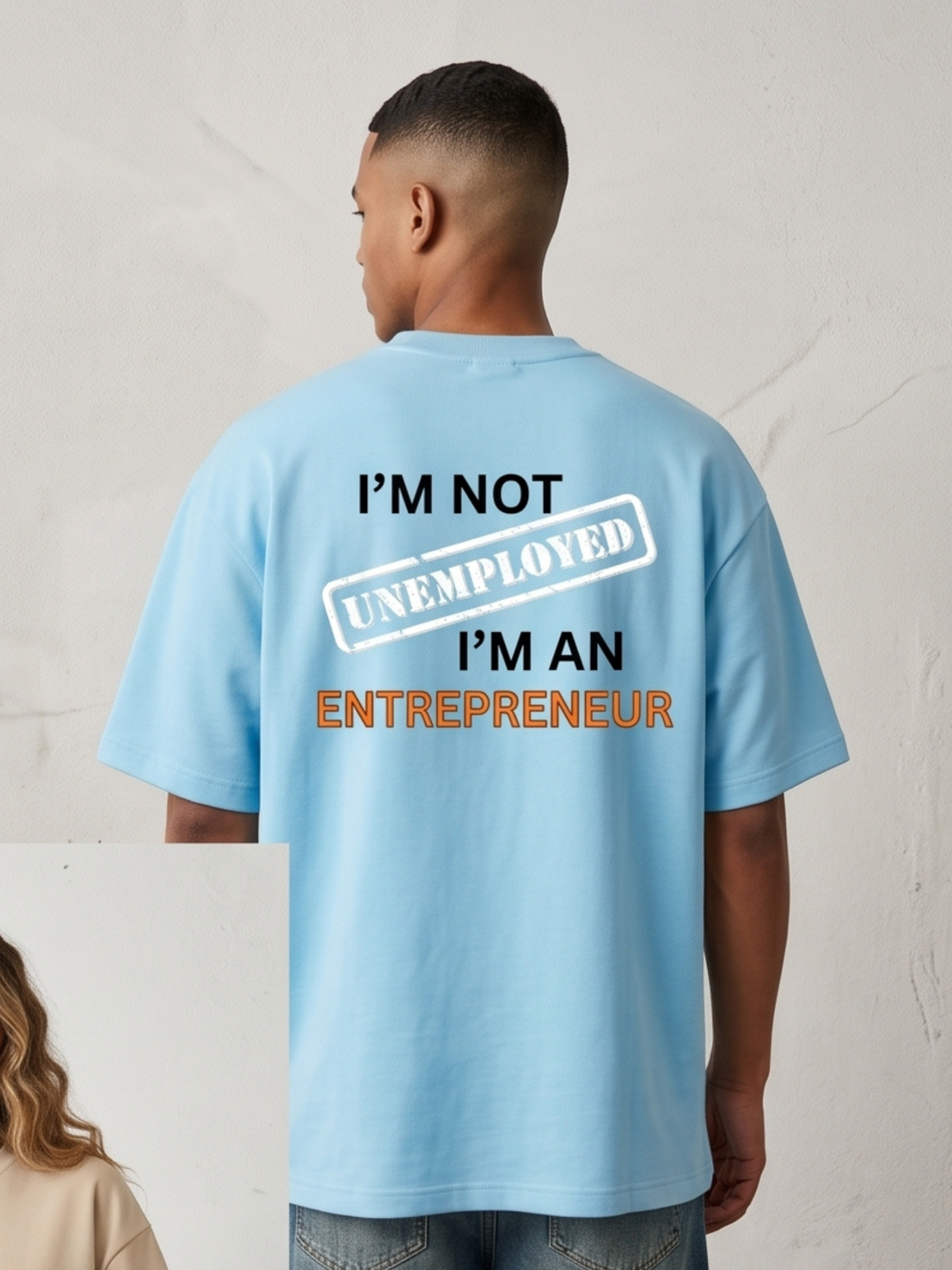 The "Hustler's Credo" Oversized Heavyweight Tee