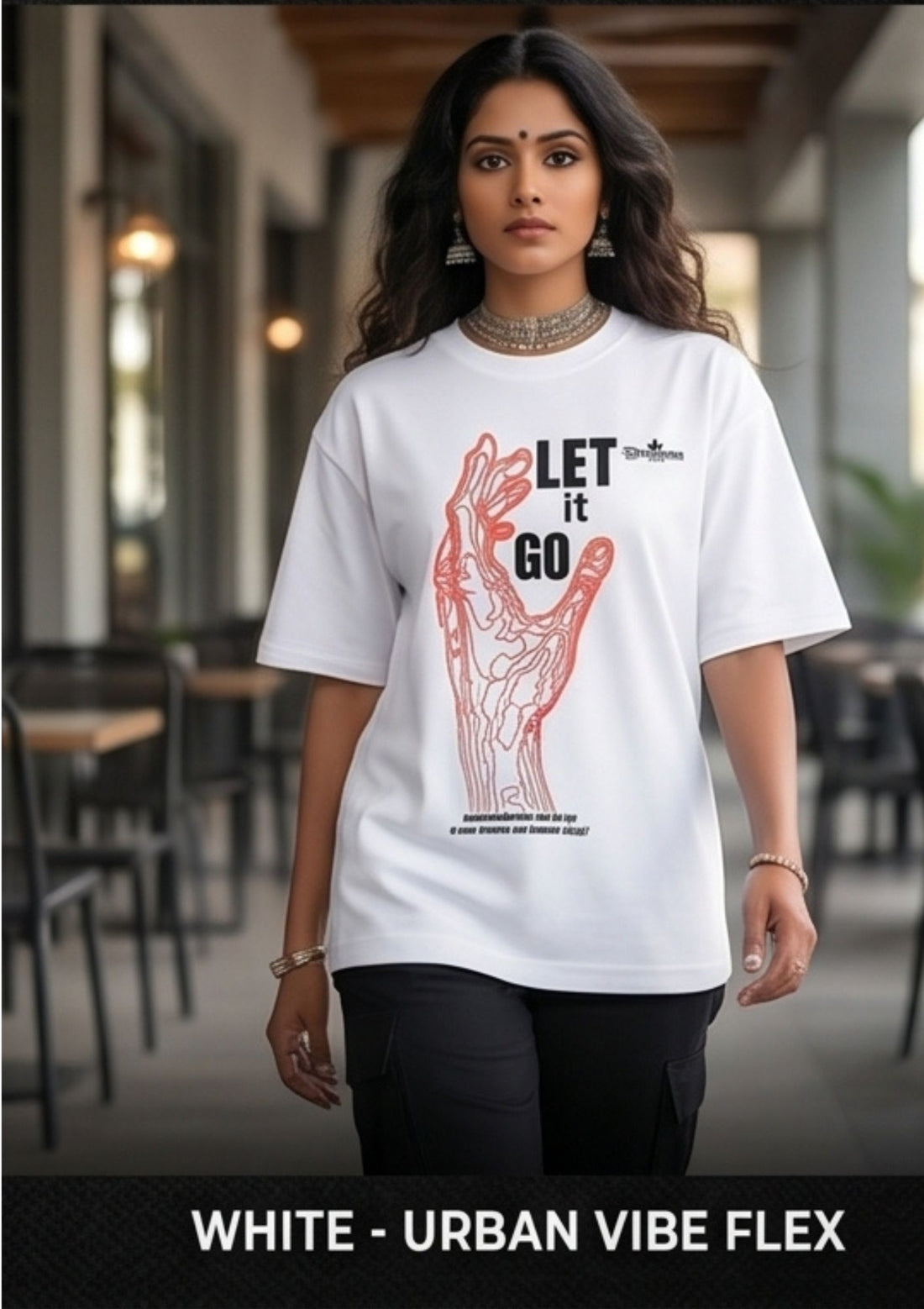 Black Oversize T-Shirt //Let  it GO