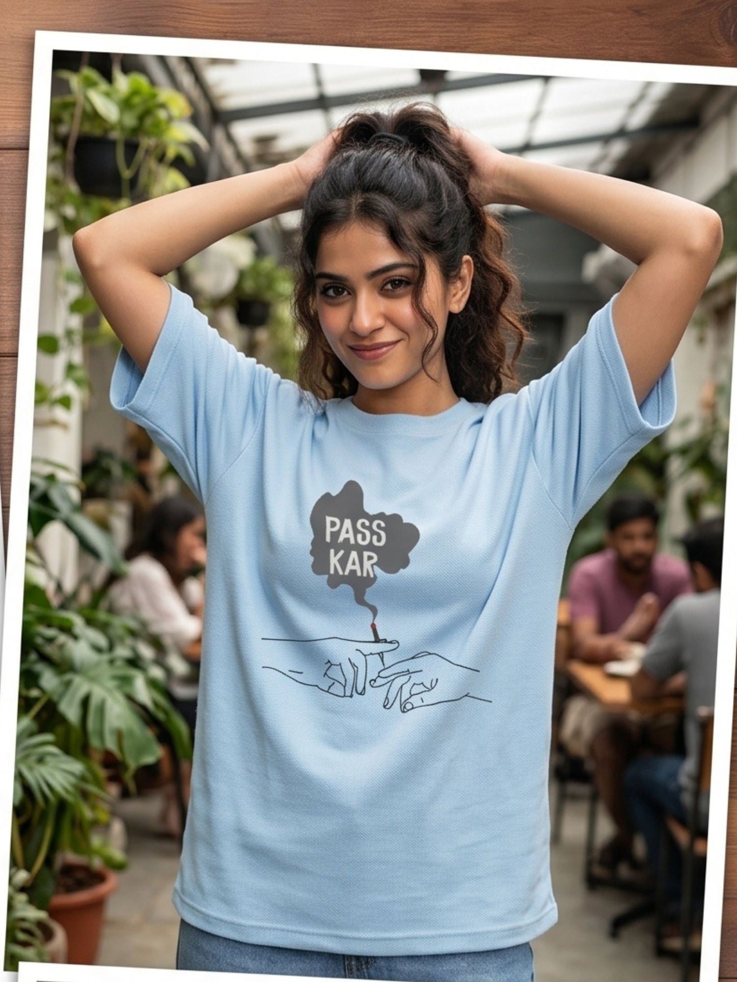 The "Pass Kar" Oversized Heavyweight Tee