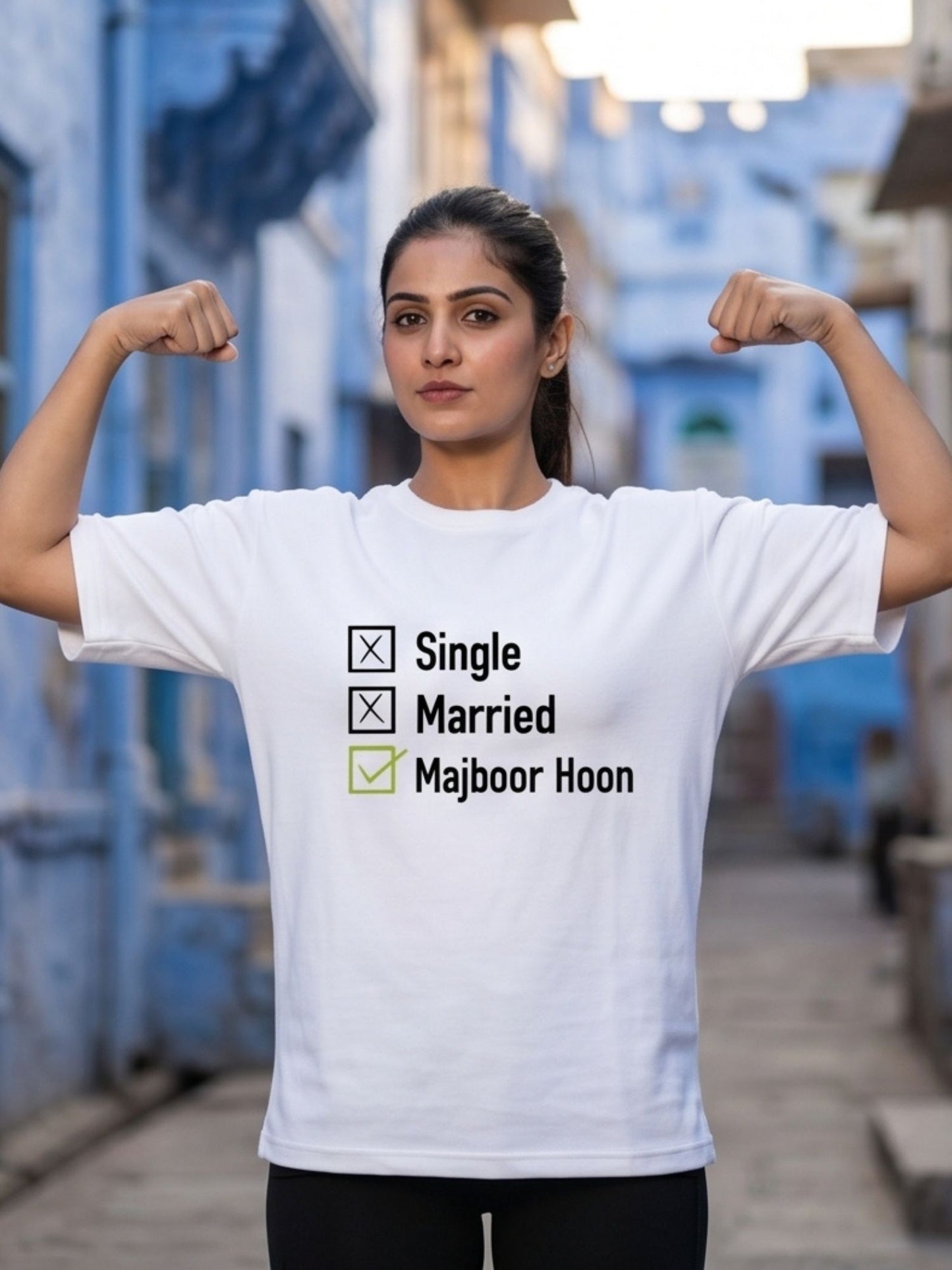 The "Majboor Hoon" Oversized Heavyweight Tee