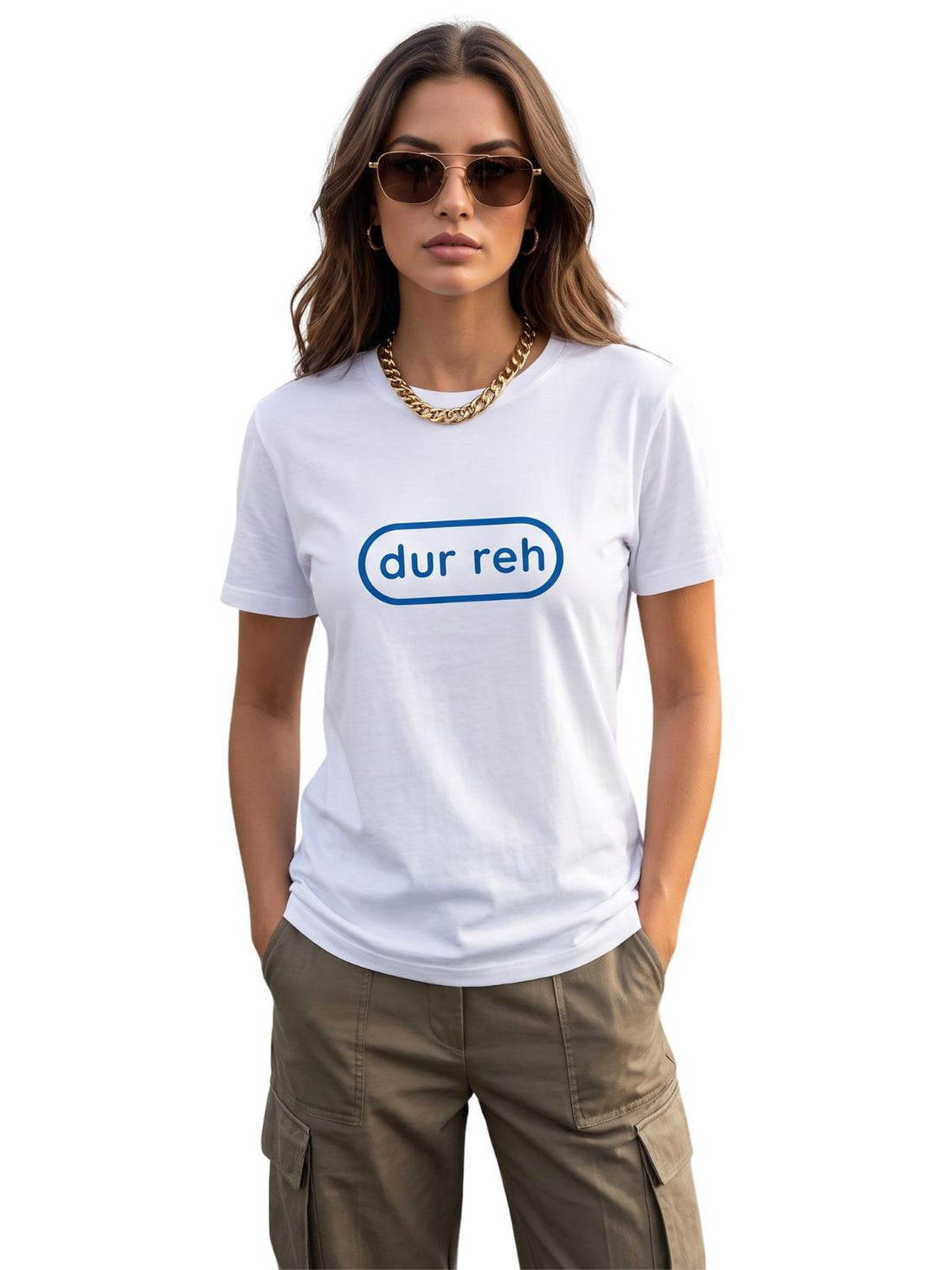 Dunbond Label "Dur Reh" Bio-Washed T-Shirt for Women