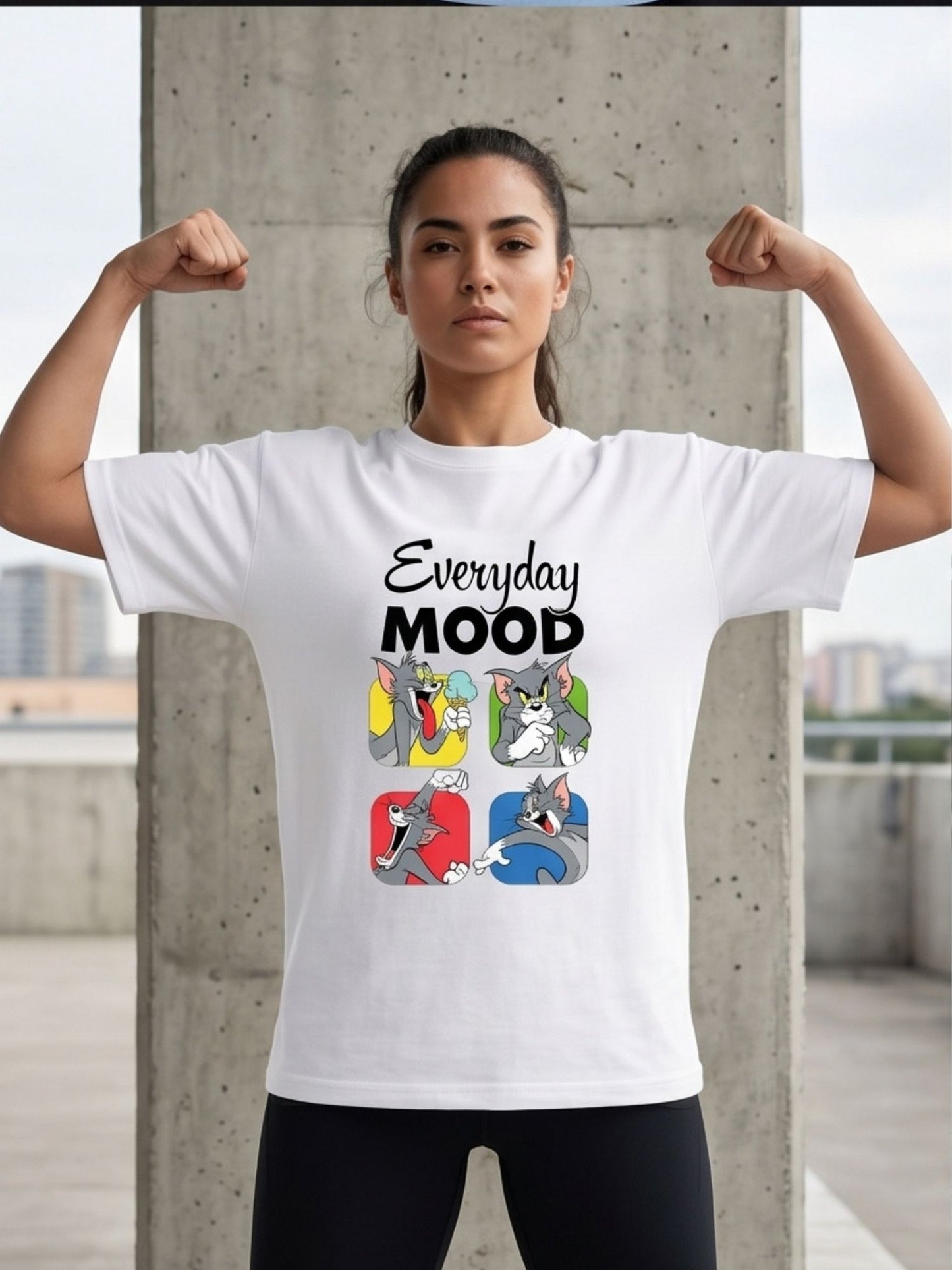 The "Everyday Mood" Oversized Heavyweight Tee