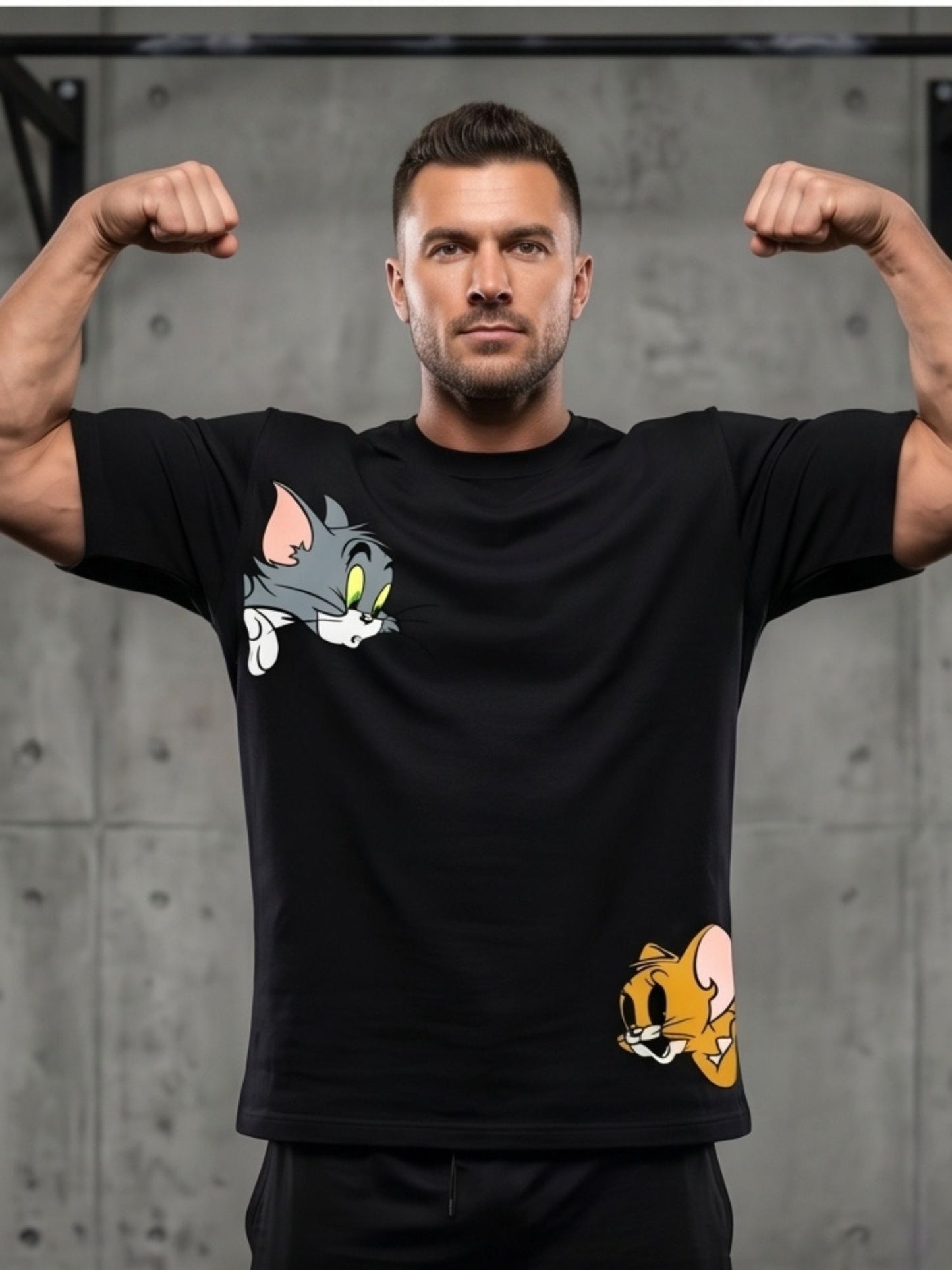 The "TOM AND JERRY" Oversized Heavyweight Tee