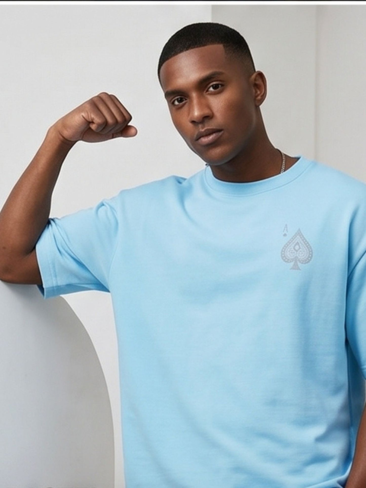 Dunbond label Oversized colour  Ikka printed T-Shirt