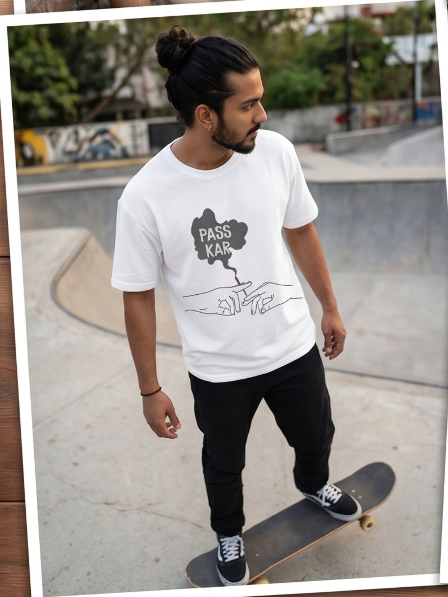 The "Pass Kar" Oversized Heavyweight Tee