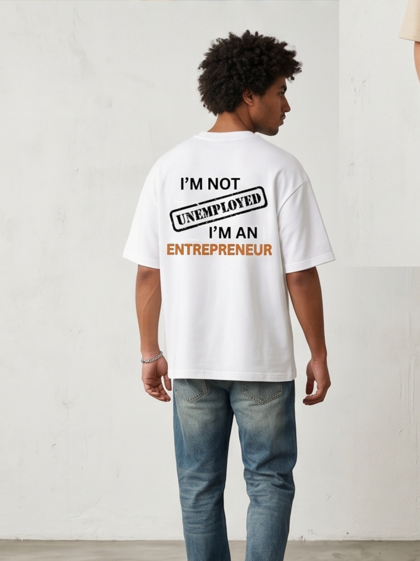 The "Hustler's Credo" Oversized Heavyweight Tee
