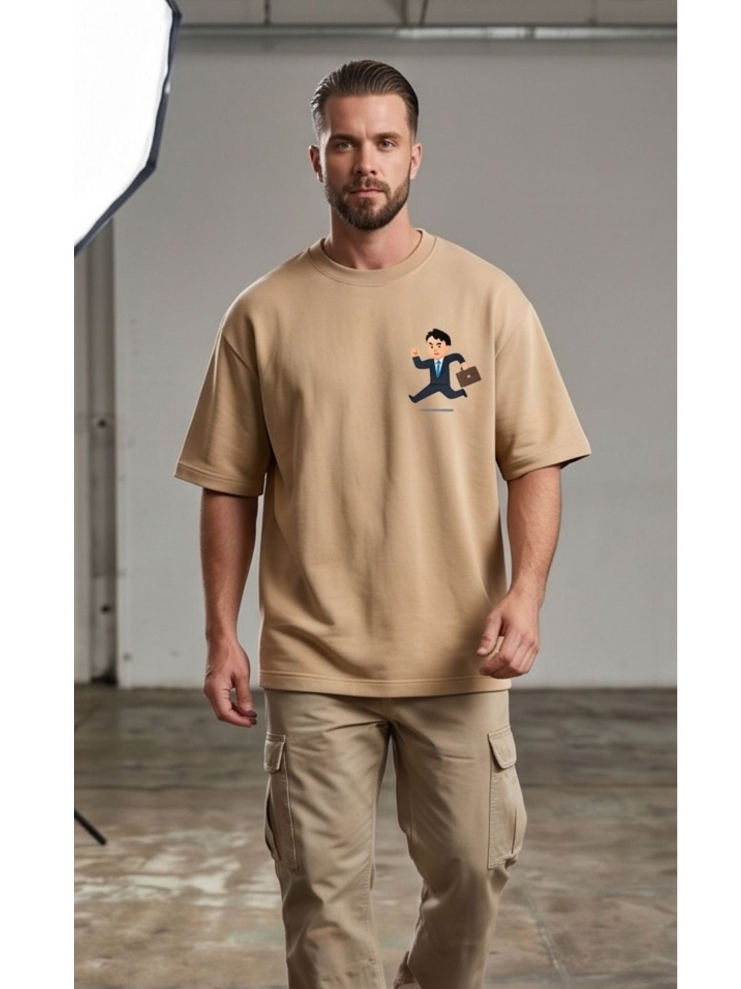 The "Mazdoori" Oversized Heavyweight Tee