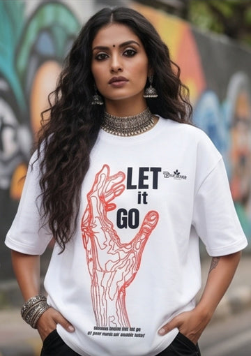 Black Oversize T-Shirt //Let  it GO