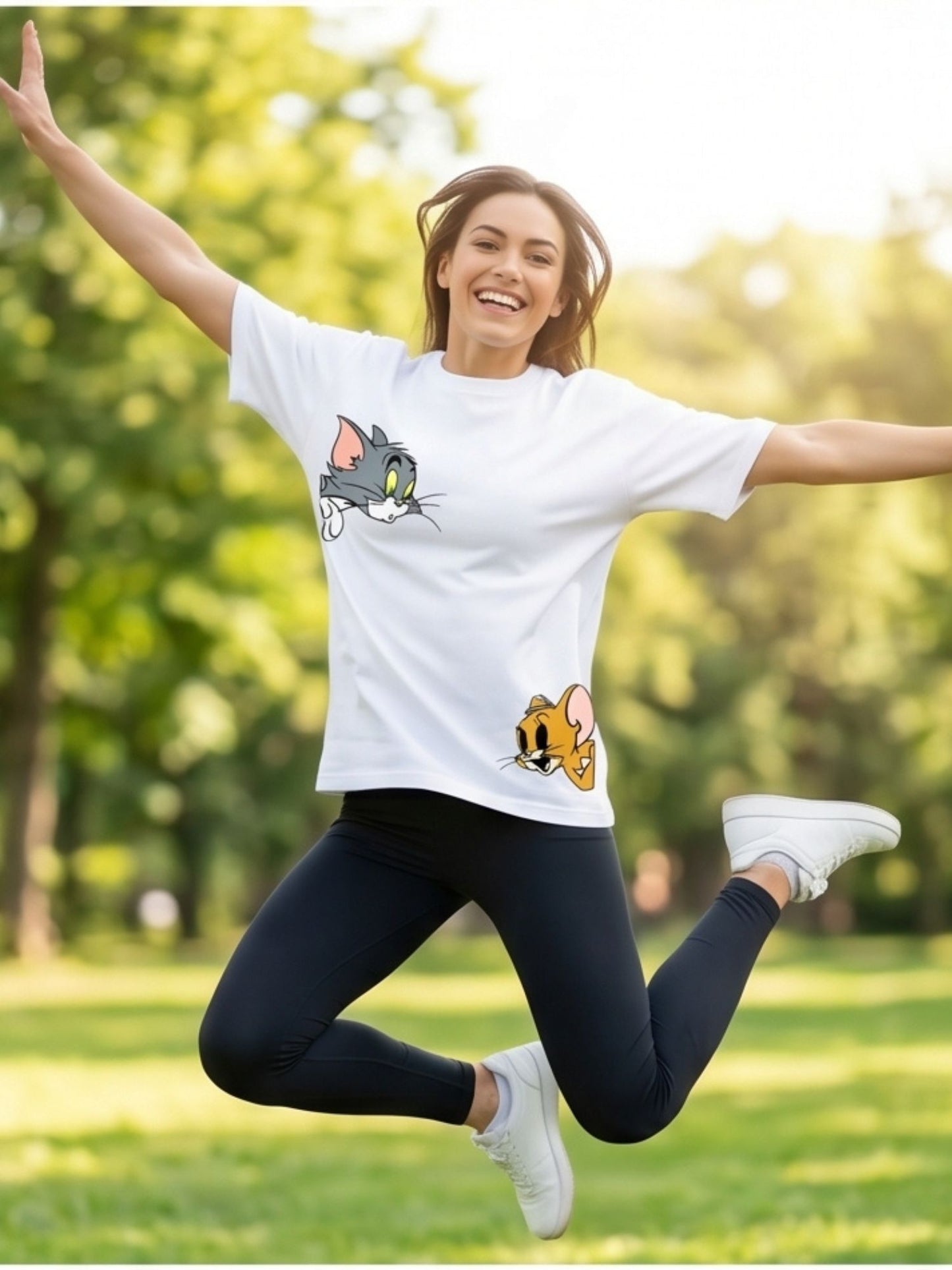The "TOM AND JERRY" Oversized Heavyweight Tee