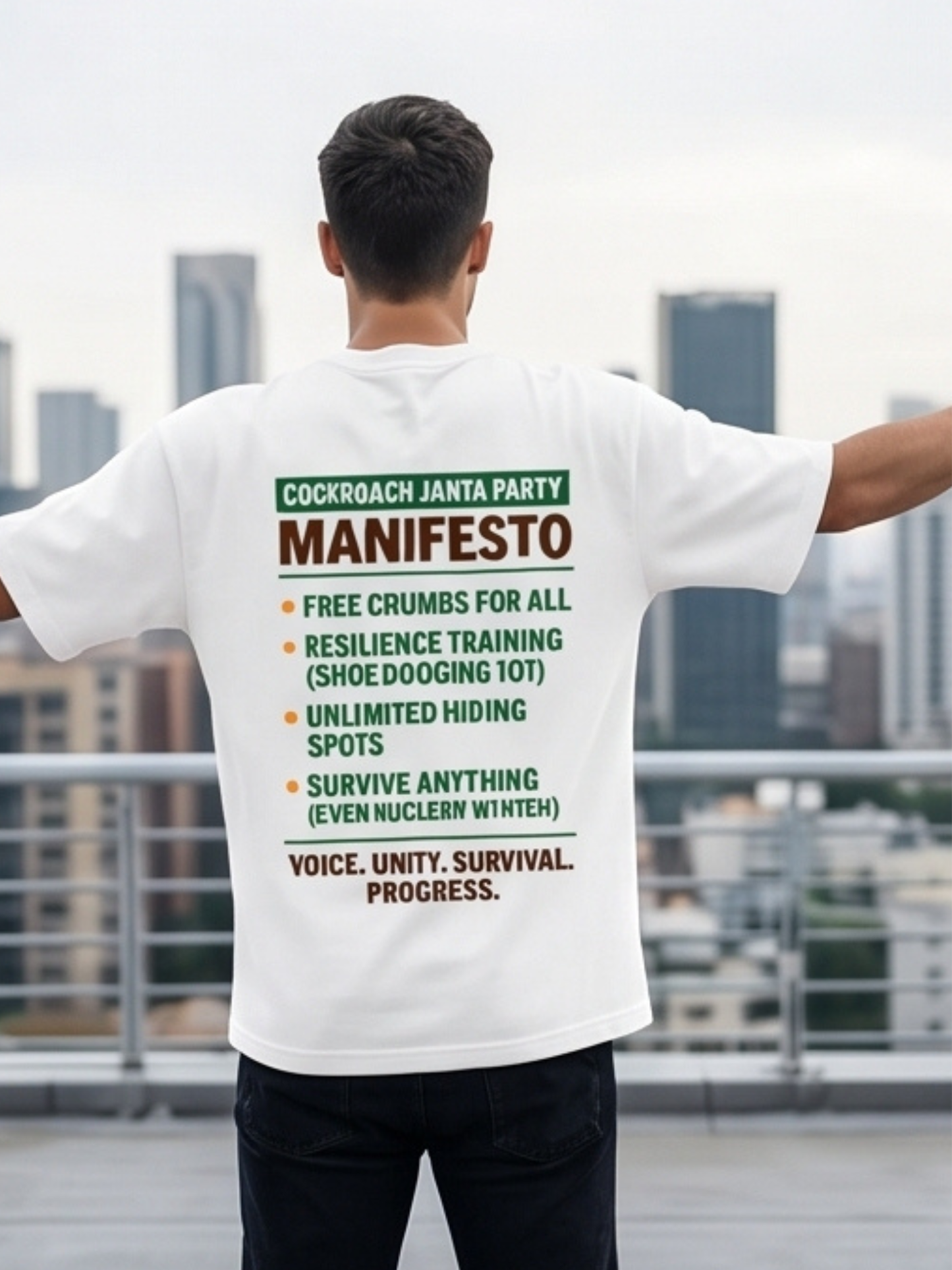CJP Manifesto Oversized Tee 🔥