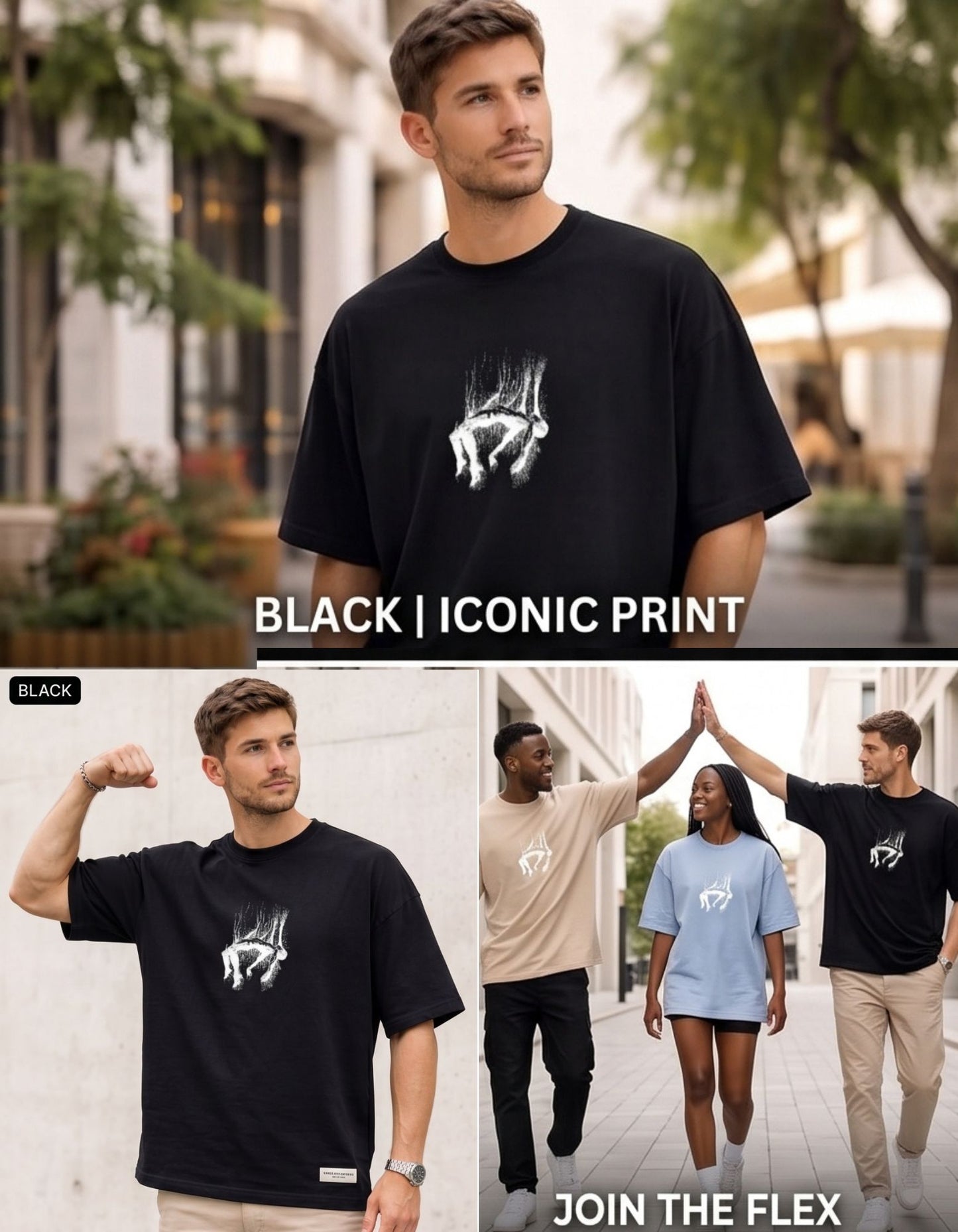 The "Free Fall" Oversized Heavyweight Tee