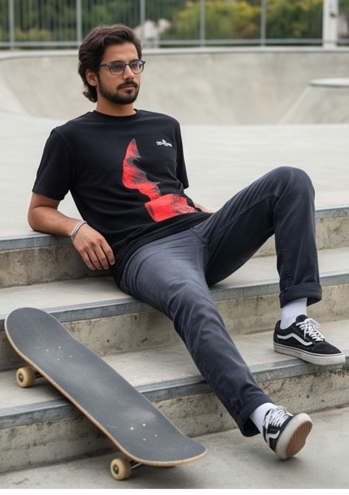 Dunbond label Black OVERSIZED fit T-Shirt//graphic Design