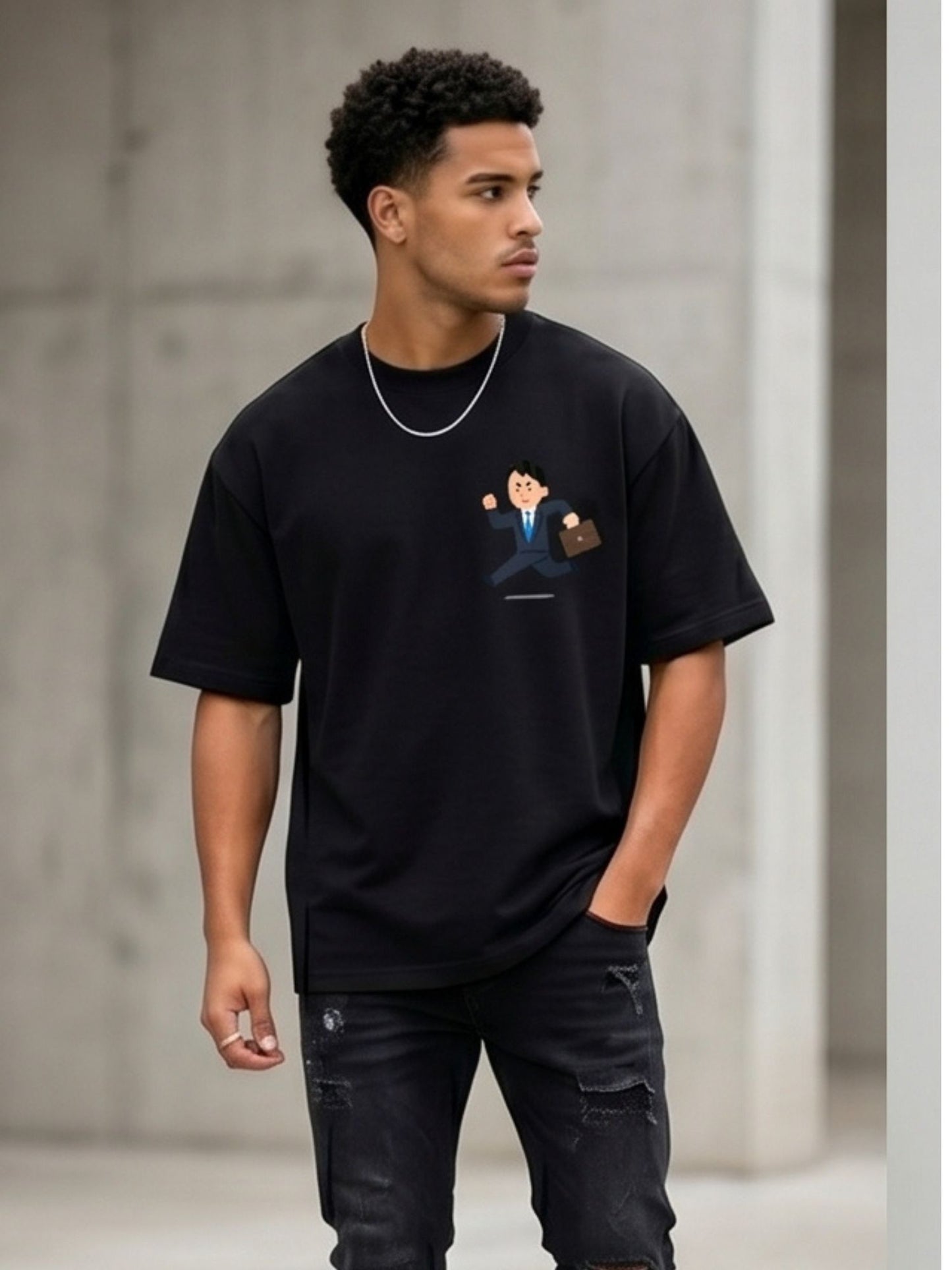 The "Mazdoori" Oversized Heavyweight Tee