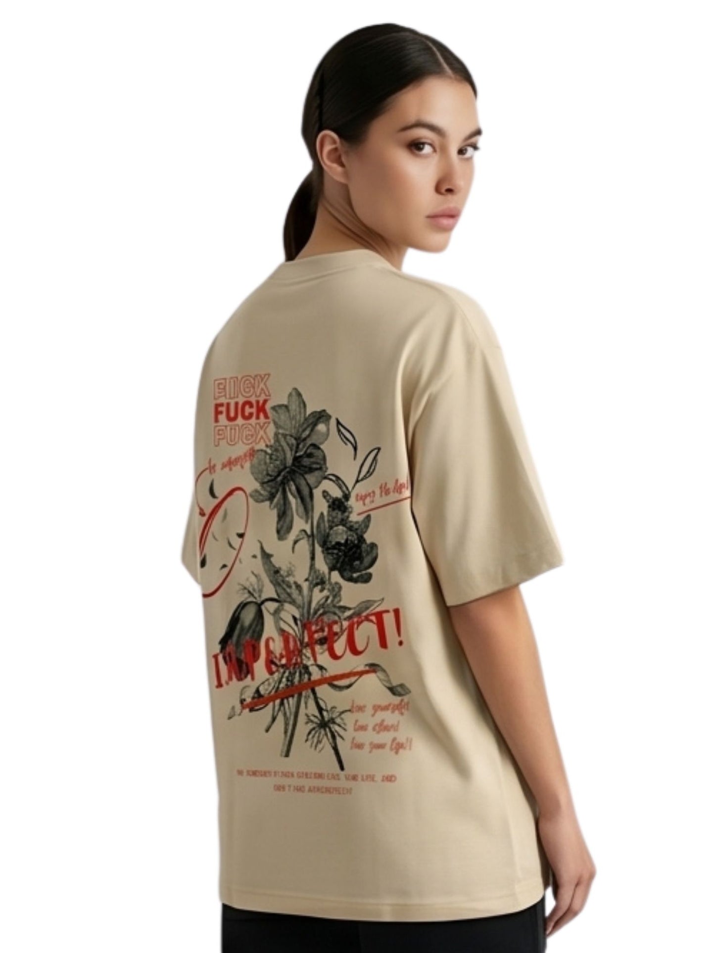 Dunbond label Oversize T-Shirt // IMPERFECT
