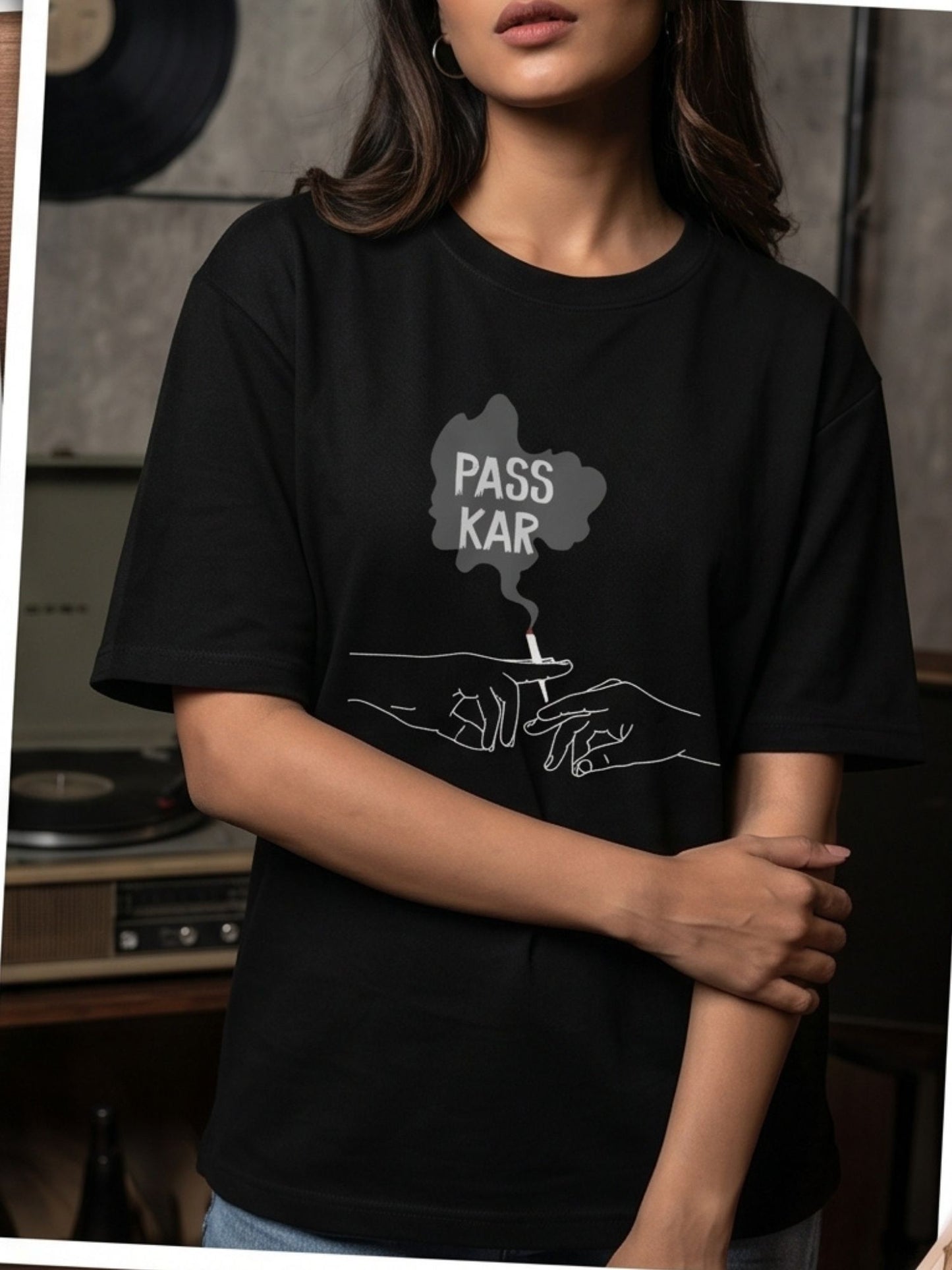 The "Pass Kar" Oversized Heavyweight Tee