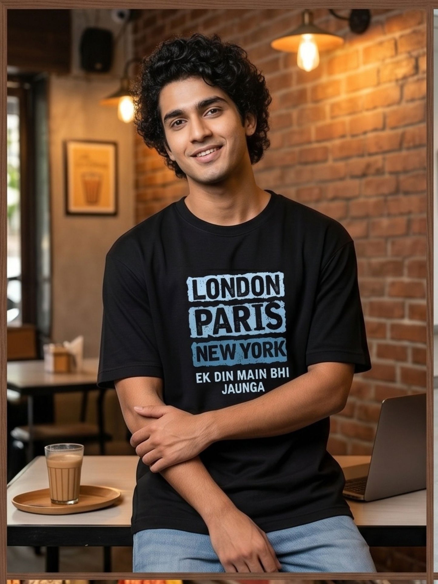 The "Global Wanderer" Oversized Heavyweight Tee