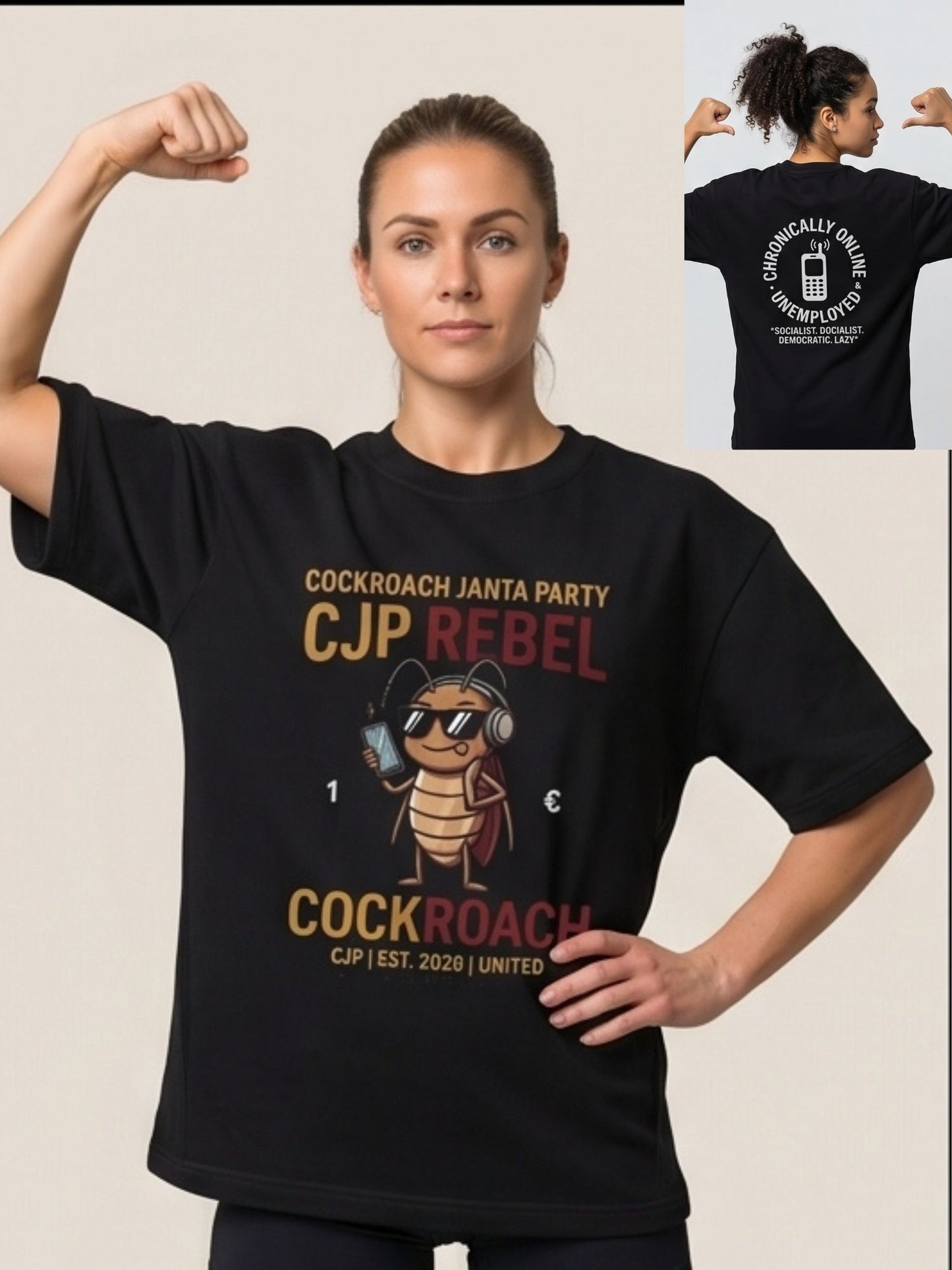 Chronically Online Oversized Tee