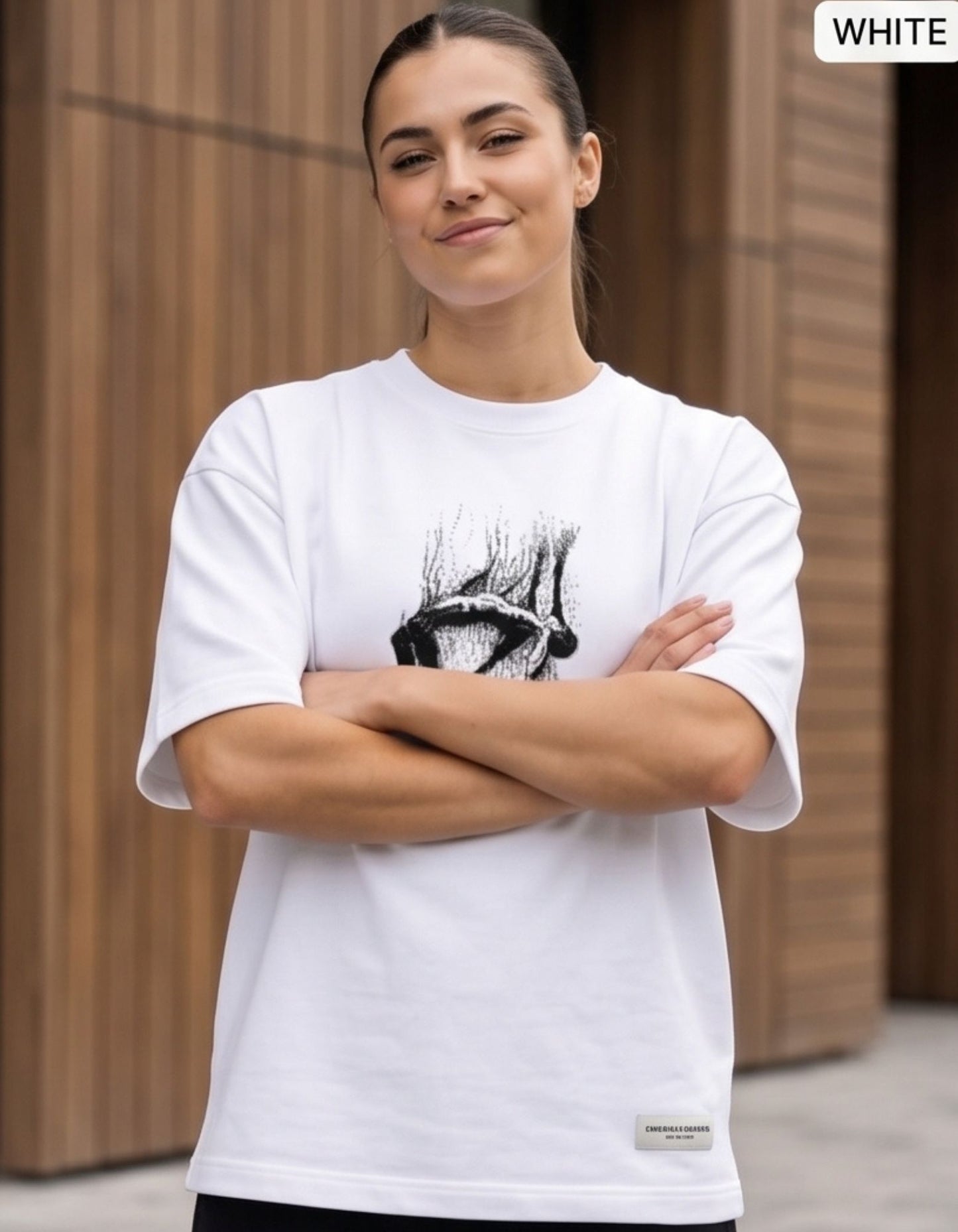 The "Free Fall" Oversized Heavyweight Tee