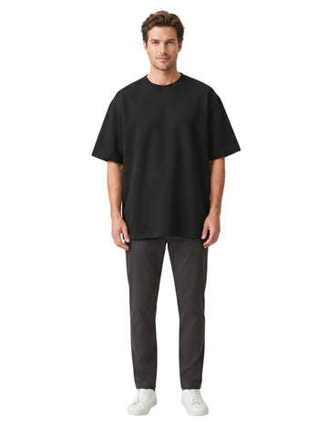 Dunbond Label Men's Essential Oversized Solid T-Shirt for Male