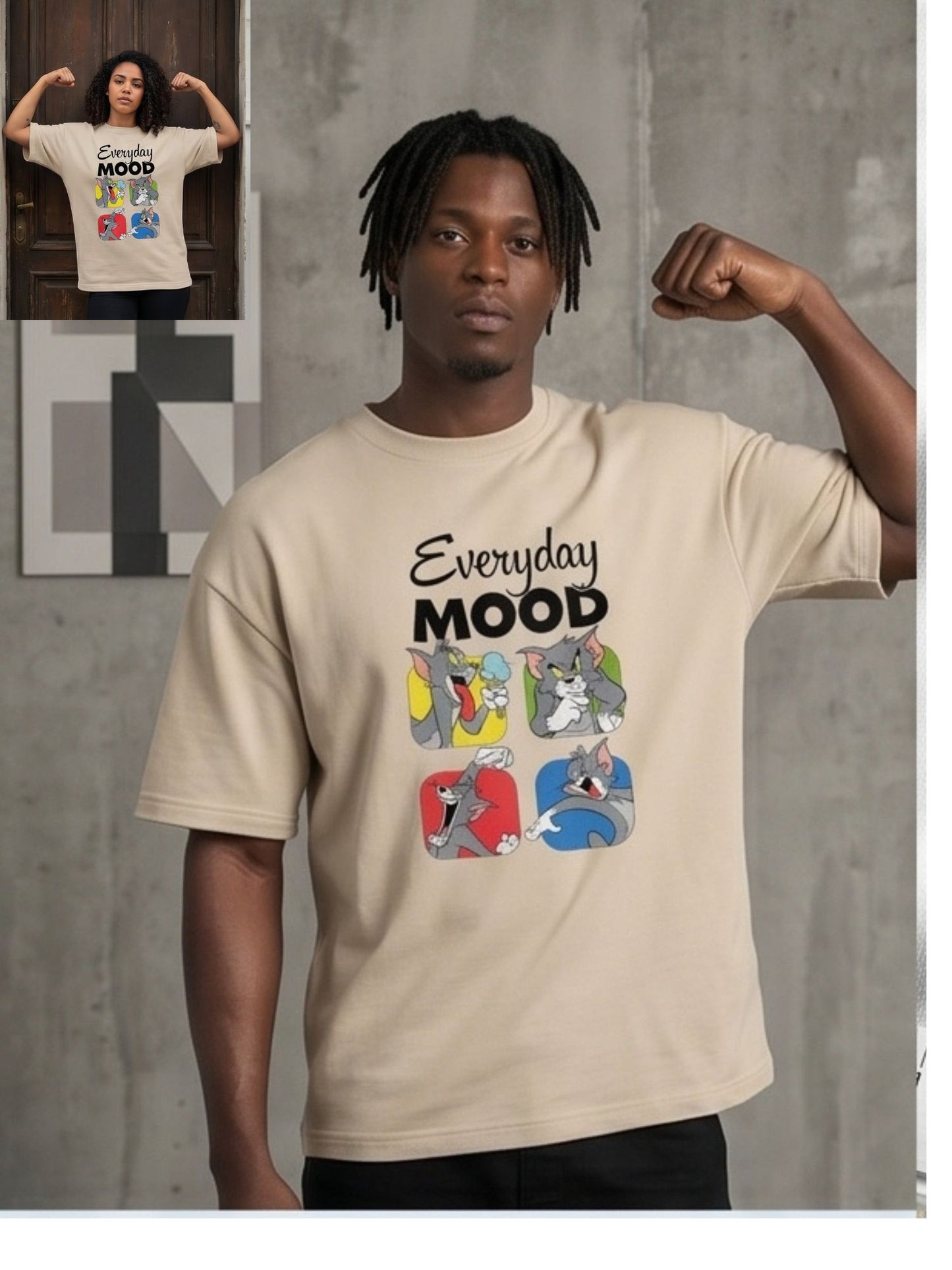 The "Everyday Mood" Oversized Heavyweight Tee