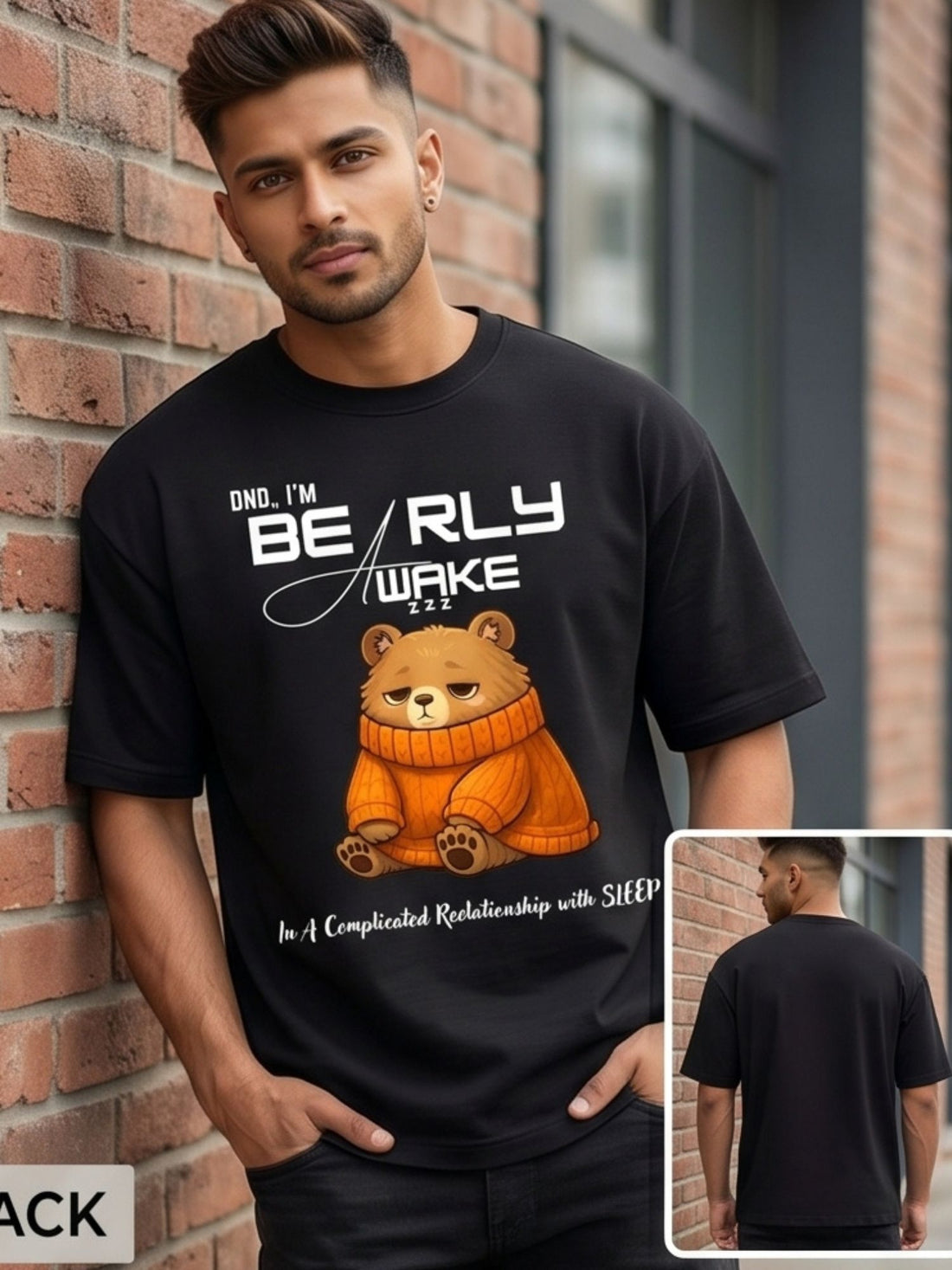 Oversize T-shirt// Cartoon BEArly